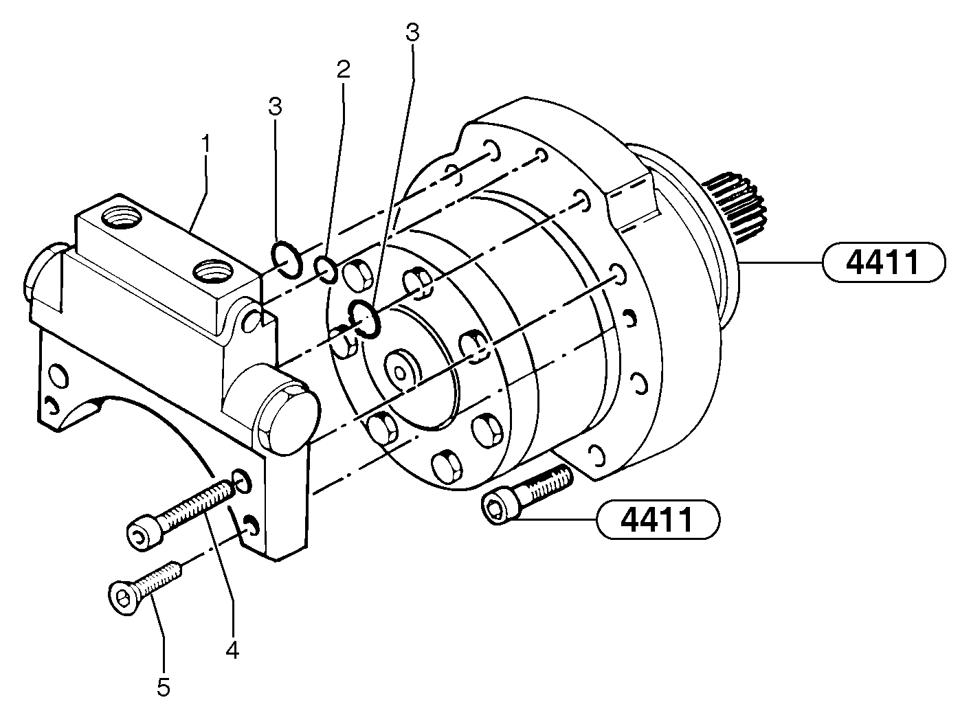 Balancing valve ( travelling ) — volvo parts diagram