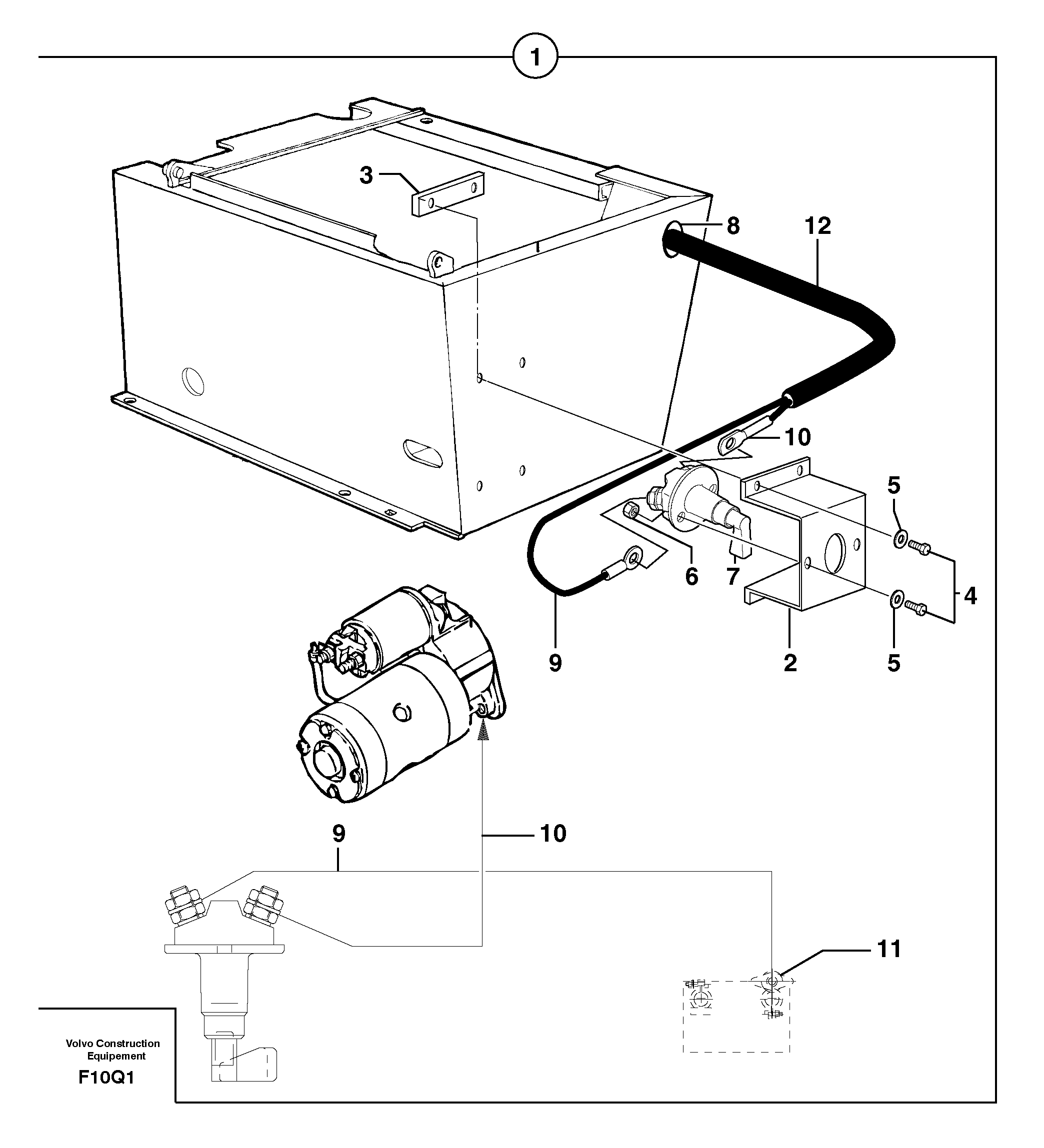 Battery cut-out — volvo parts diagram