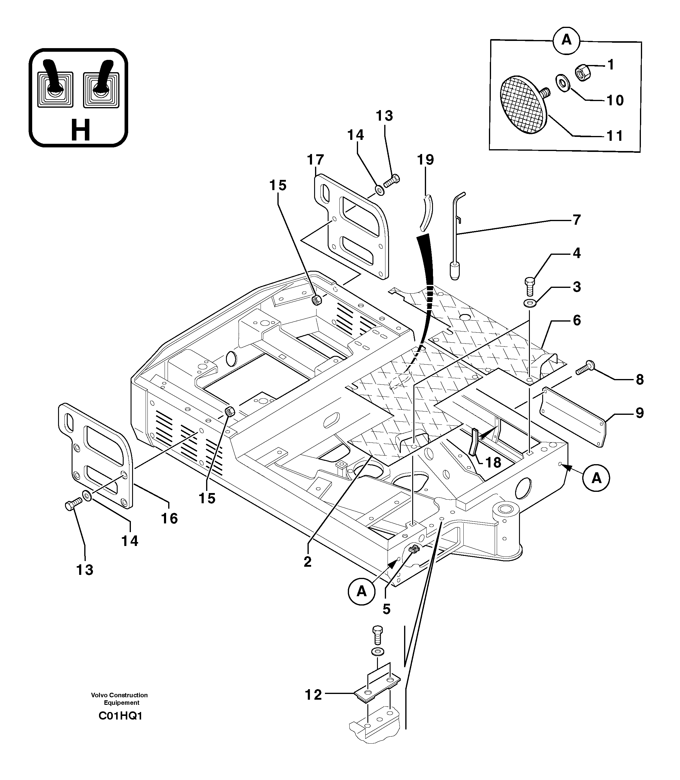 Platform — volvo parts diagram