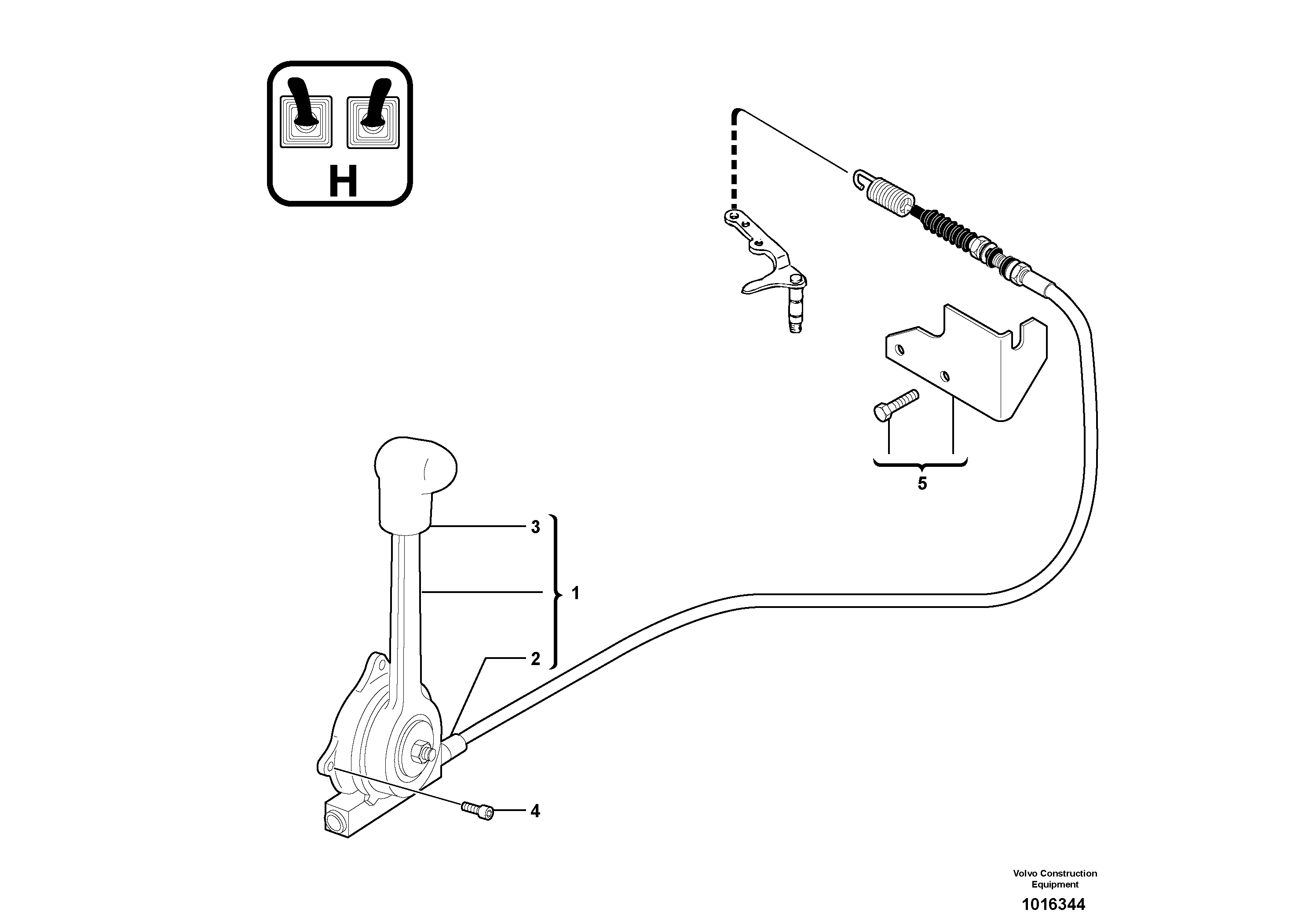 Engine acceleration control — volvo parts diagram