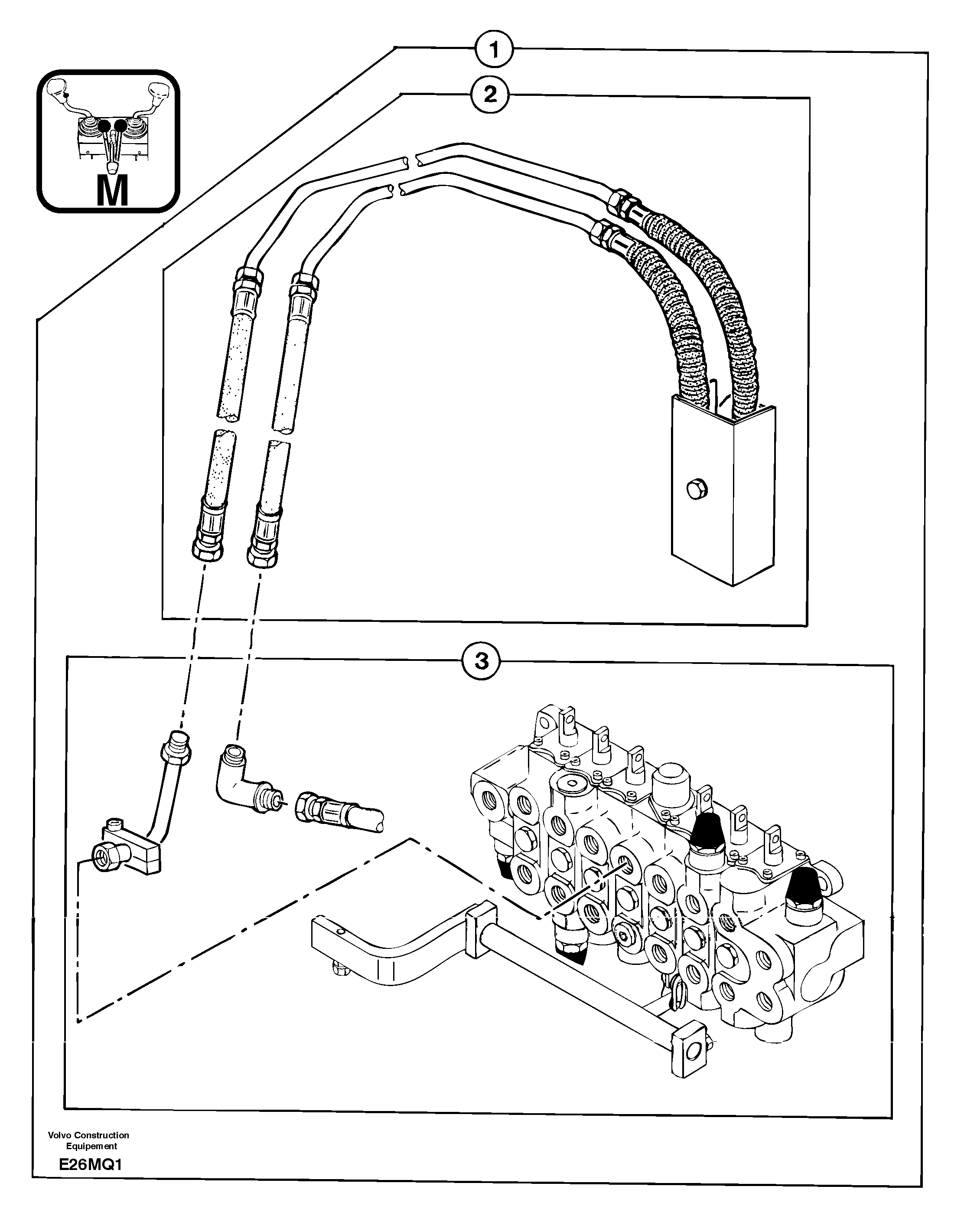 Hydraulic circuit kit ( rock breaker ) — volvo parts diagram