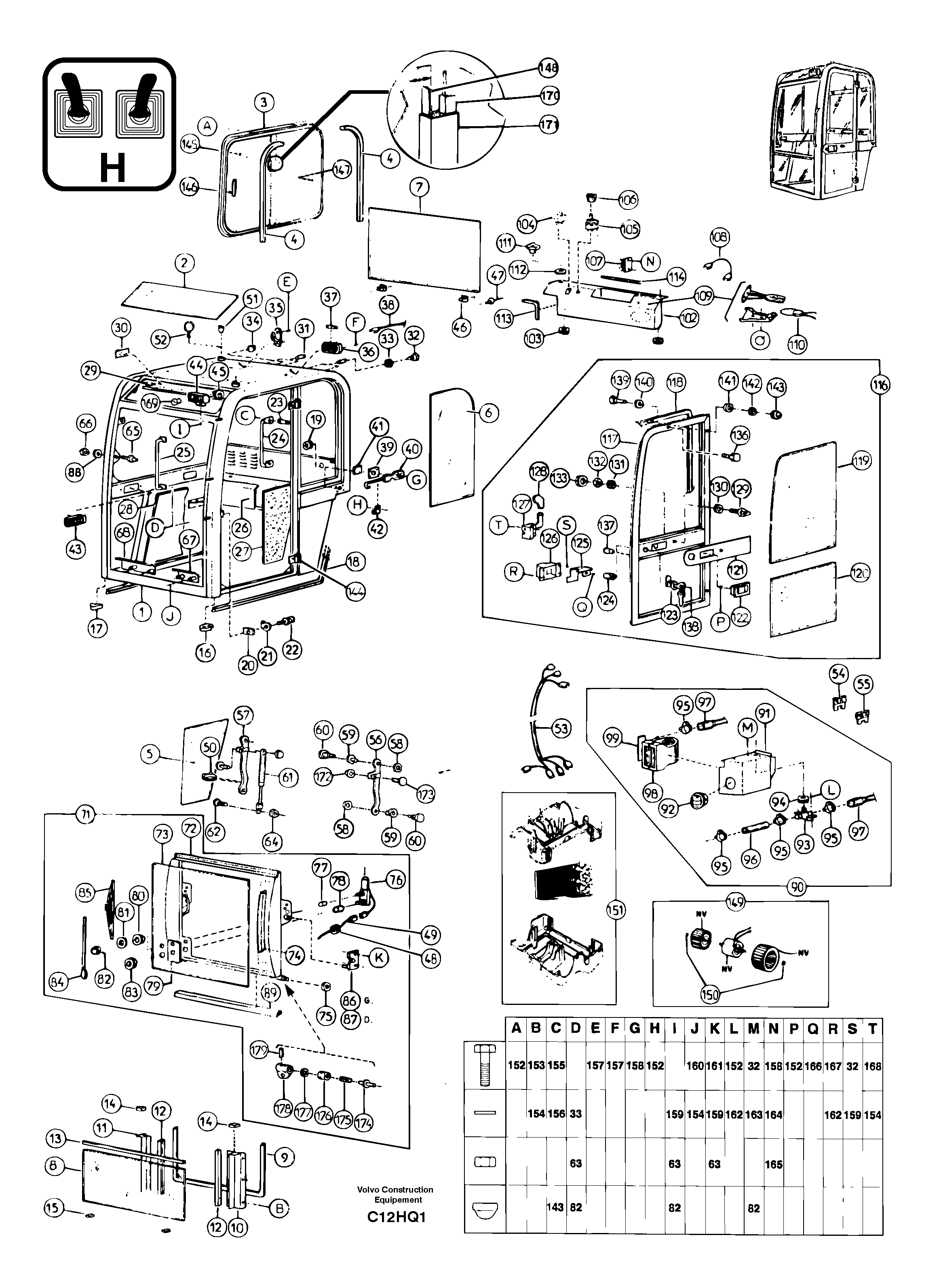 Cab : accessories — volvo parts diagram