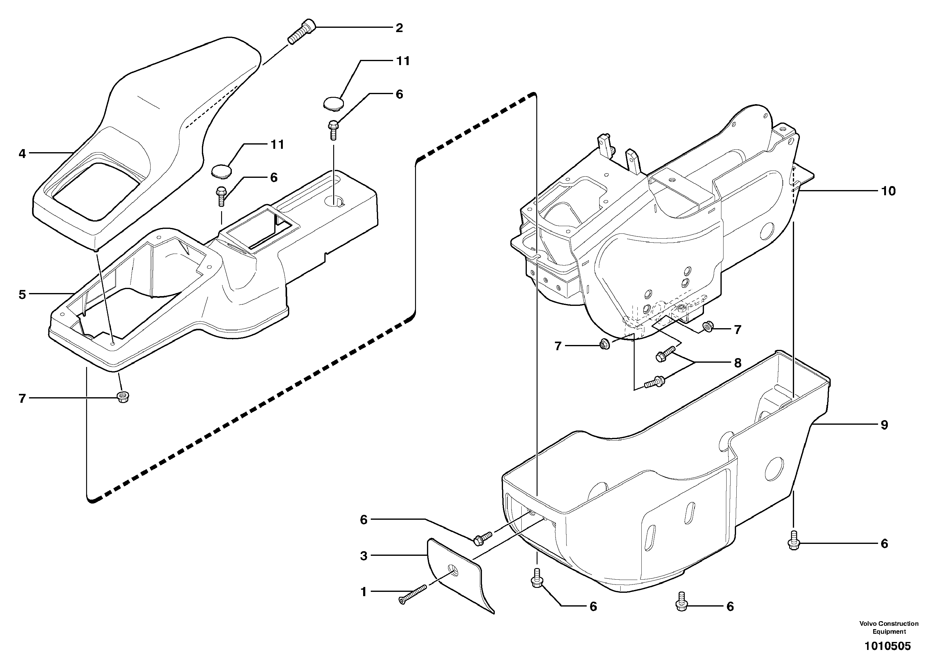 Operator's station : instrument panel ( right ) — volvo parts diagram