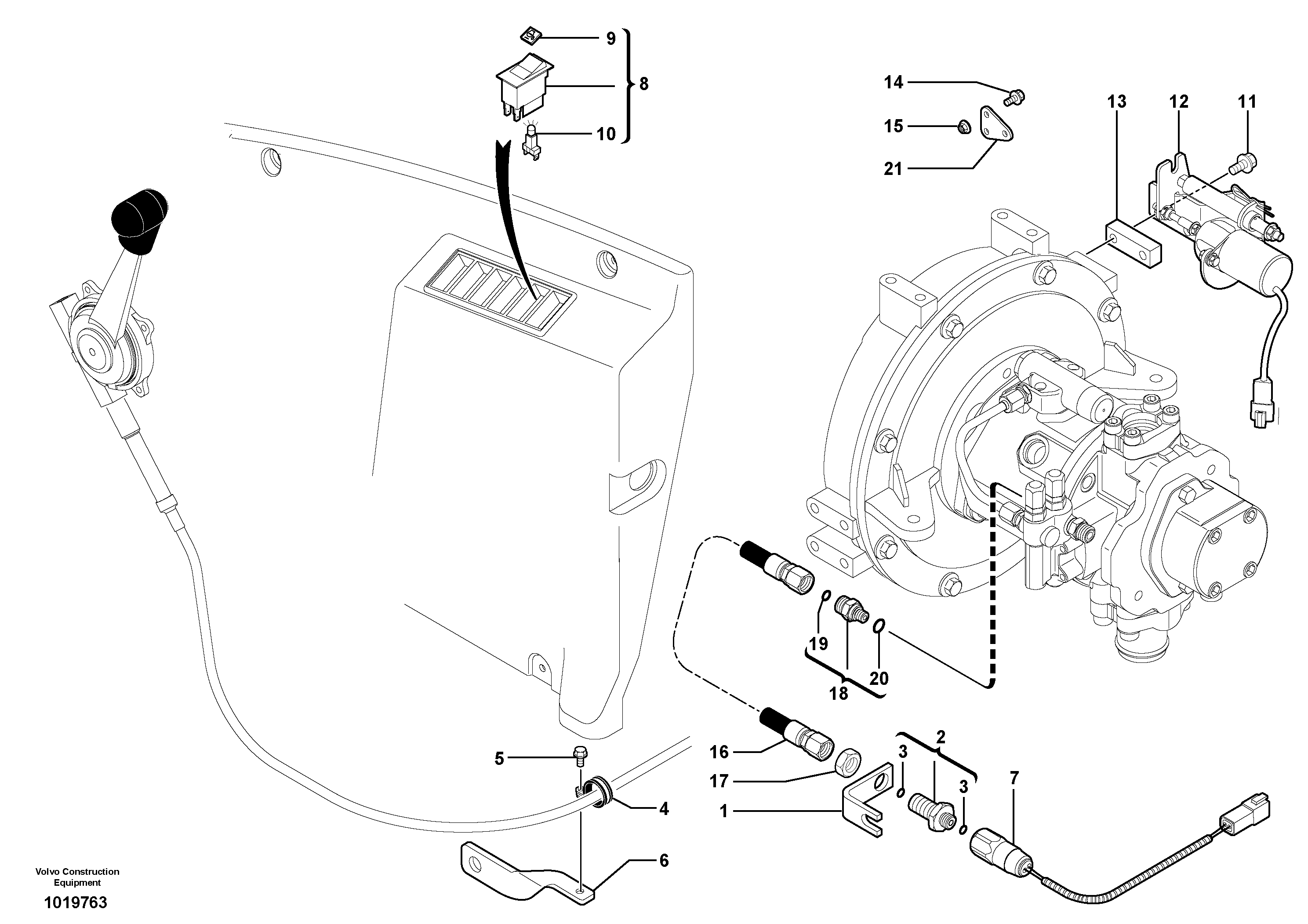 Automatic Speed control — volvo parts diagram