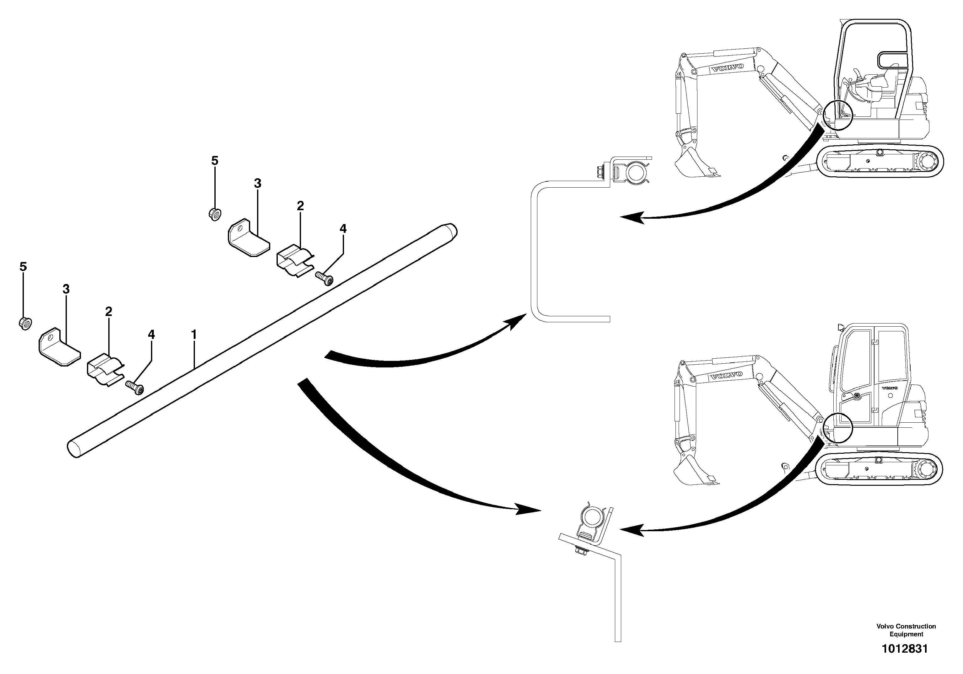 Lever — volvo parts diagram