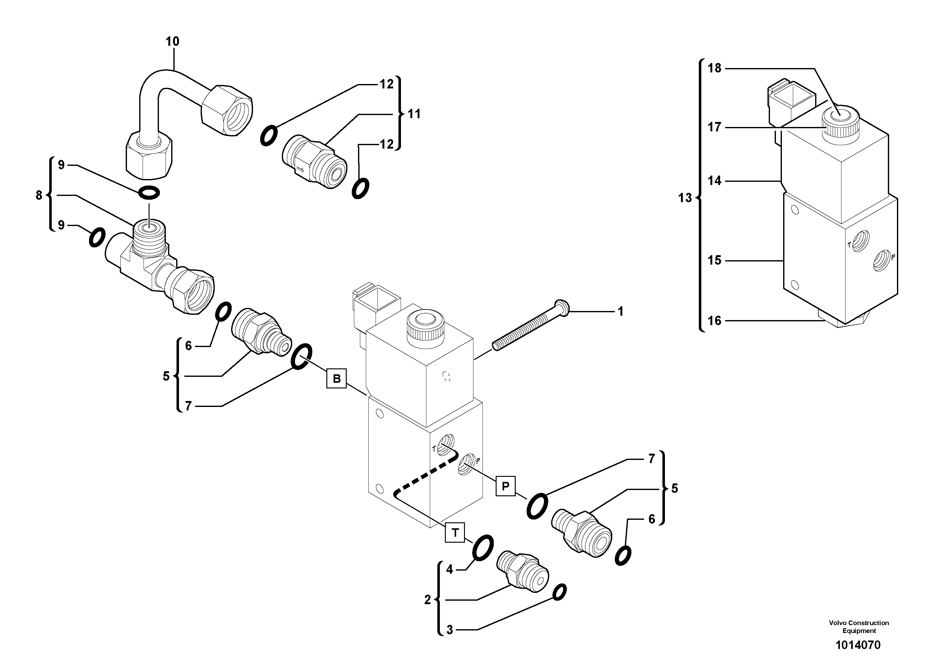 Electrovalve installation — volvo parts diagram