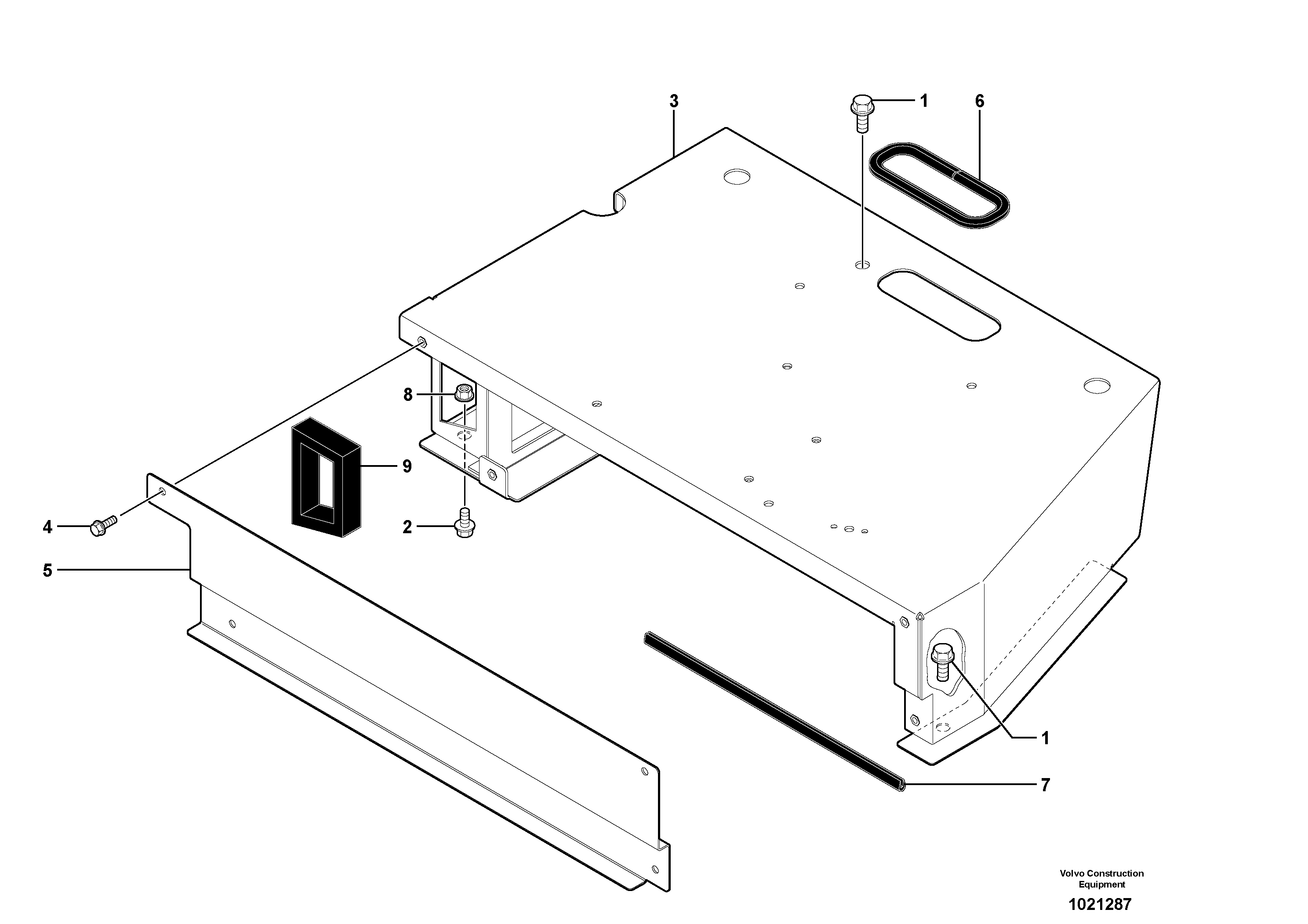 Operator's station : plating — volvo parts diagram