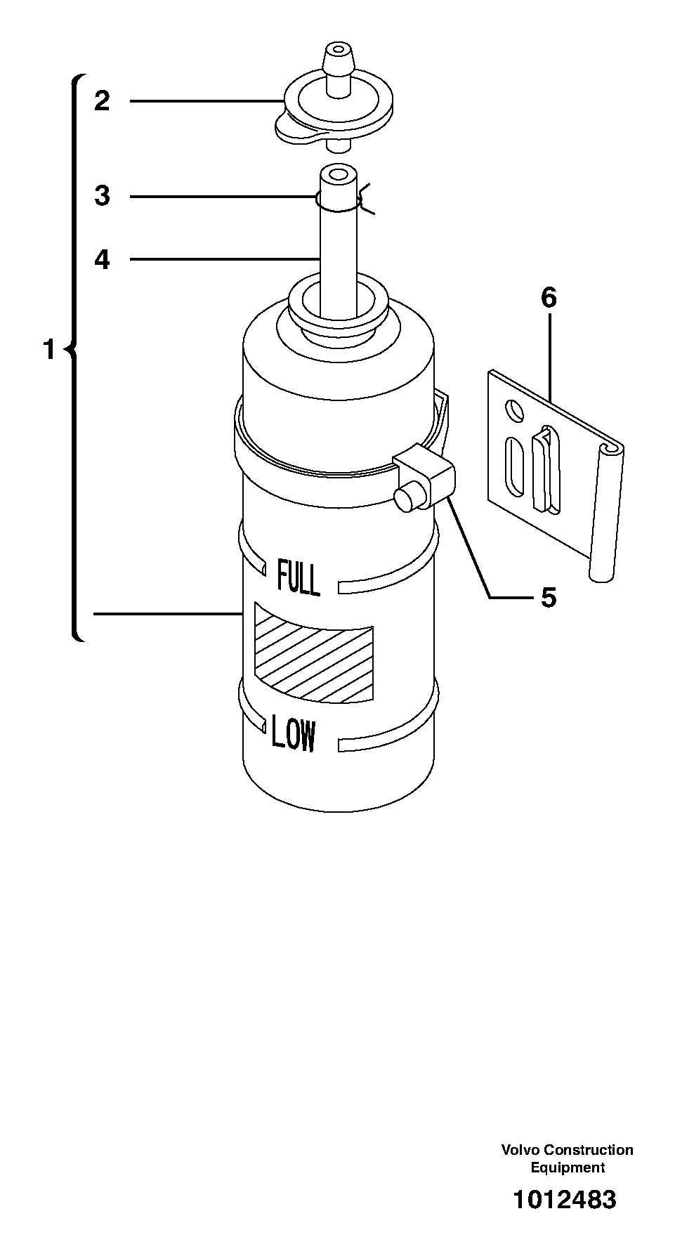 Expansion tank — volvo parts diagram