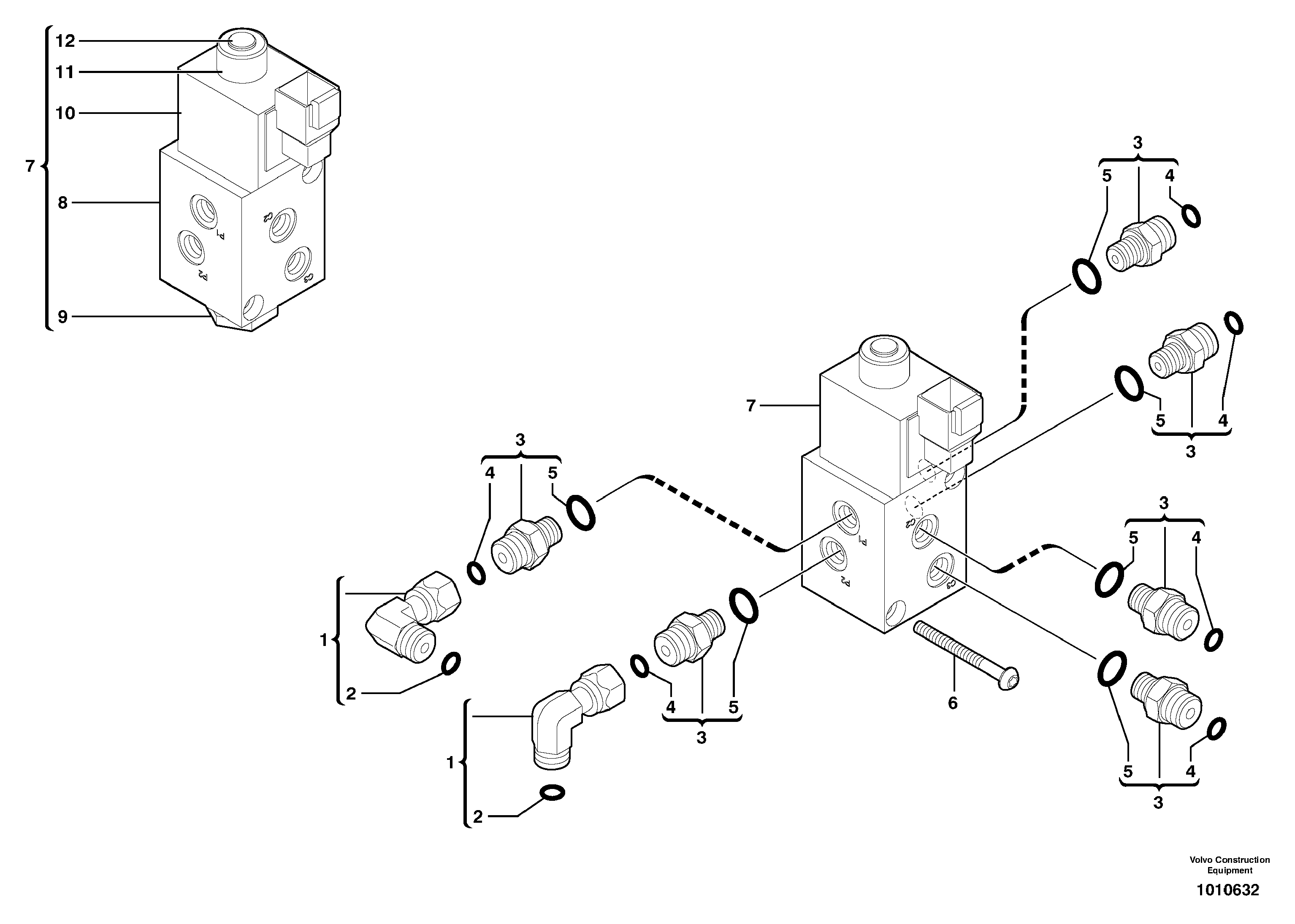 Electrovalve installation — volvo parts diagram