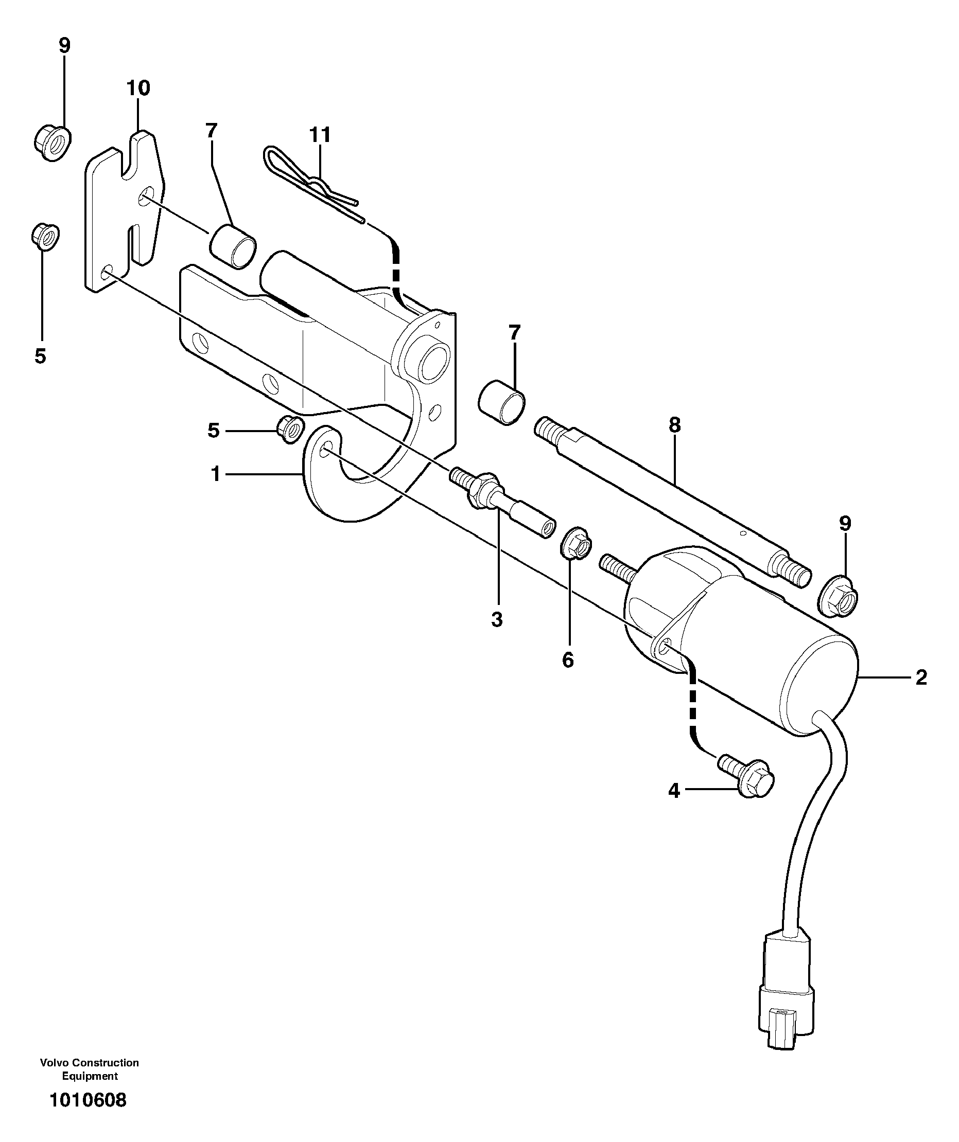 Solenoid valve — volvo parts diagram