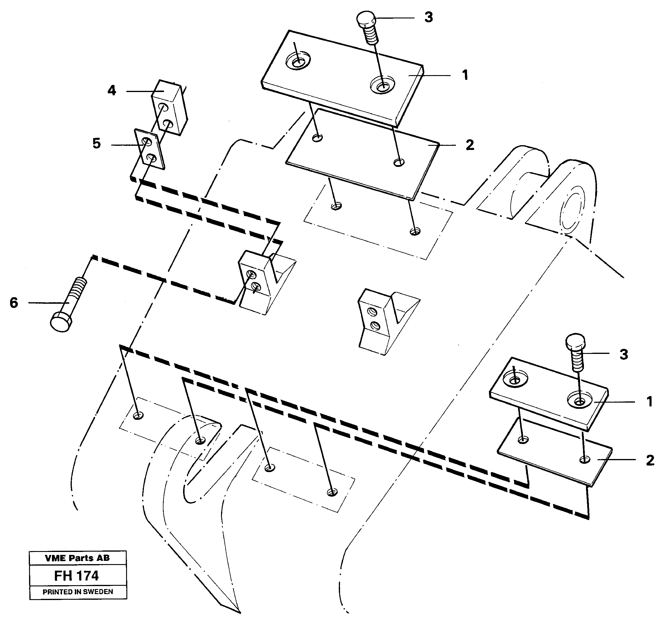Mounting kit — volvo parts diagram