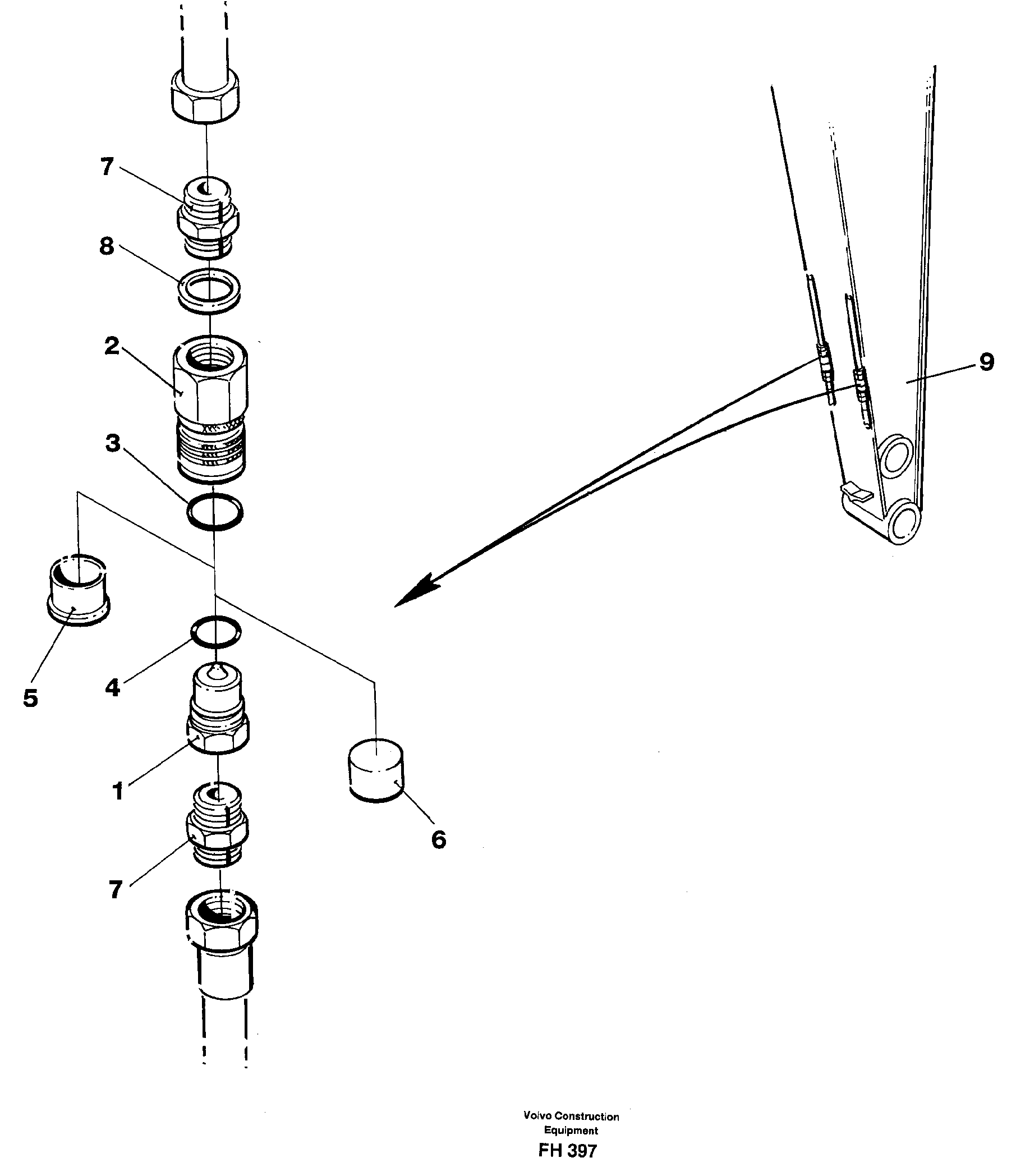 Quick conection kit  14251612 14263183 — volvo parts diagram