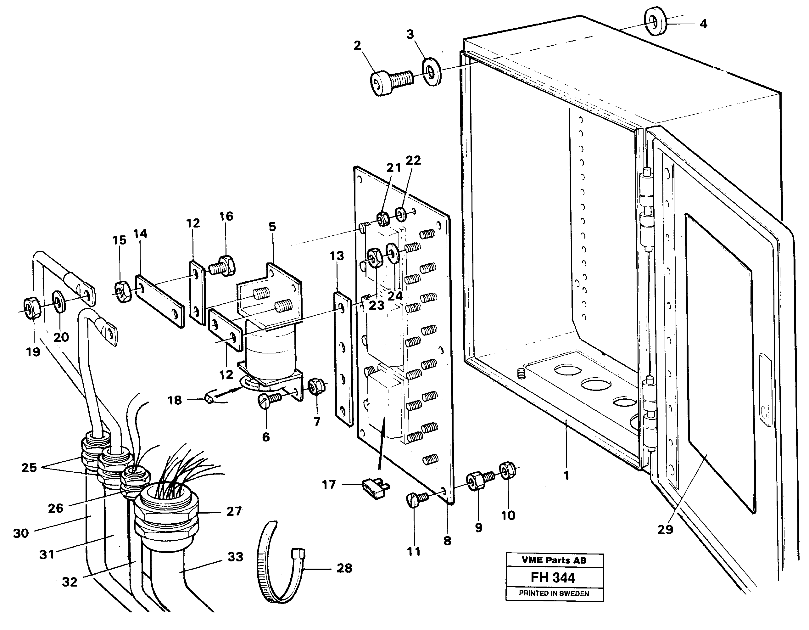 Main fuse box — volvo parts diagram