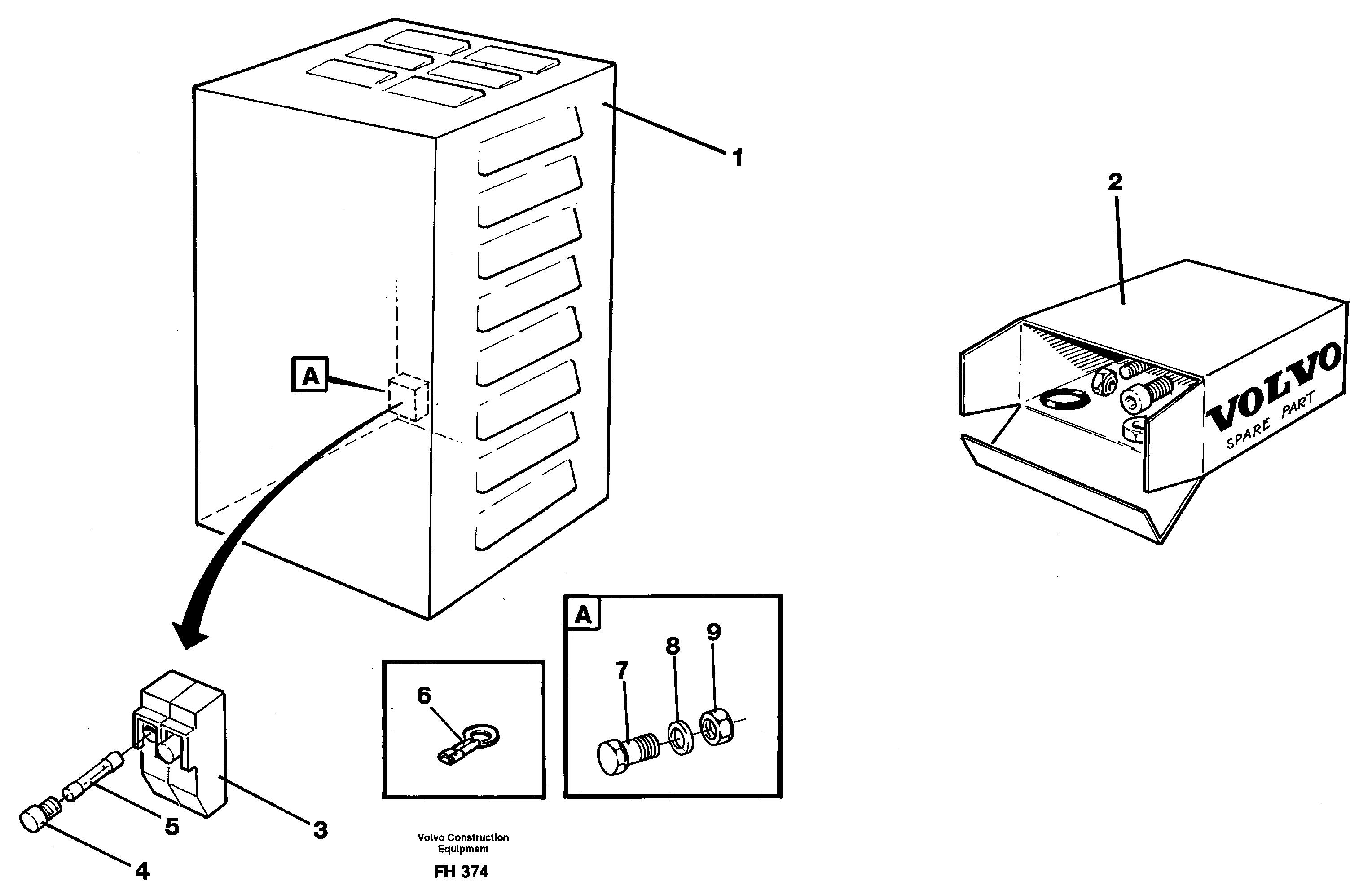 Magnet equipment Ohio, controller unit  14263259 — volvo parts diagram