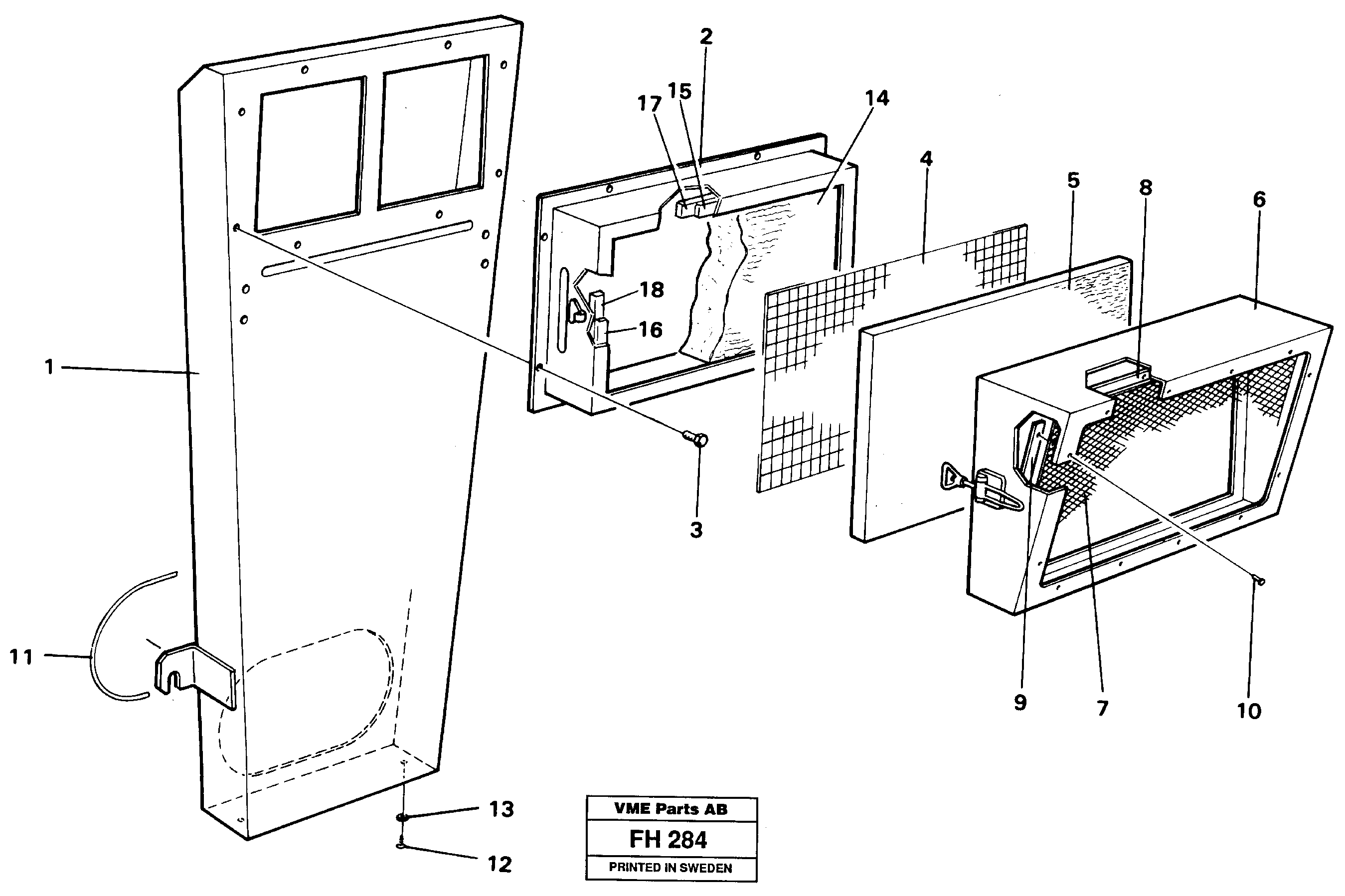 Air inlet — volvo parts diagram