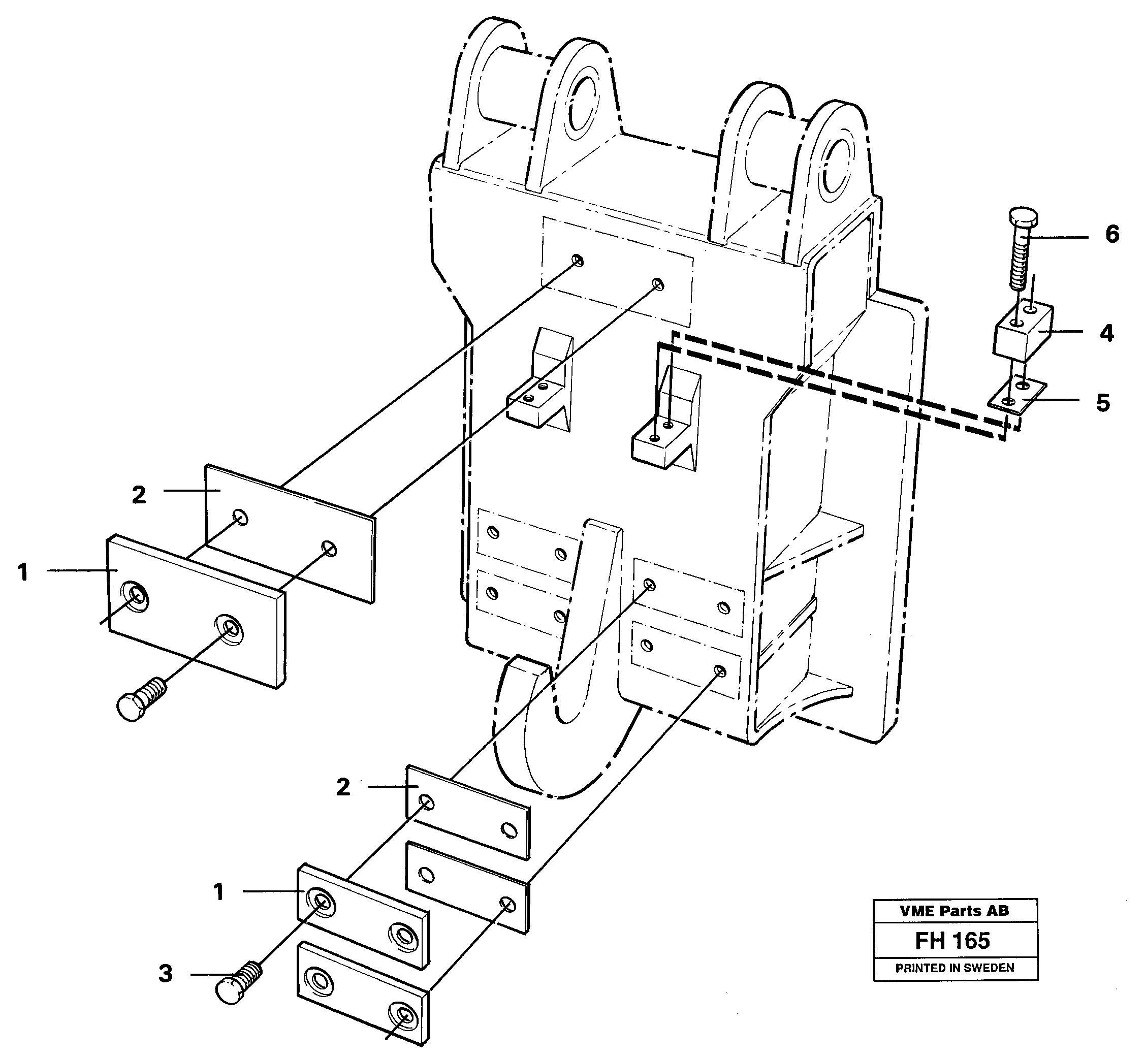 Mounting kit — volvo parts diagram