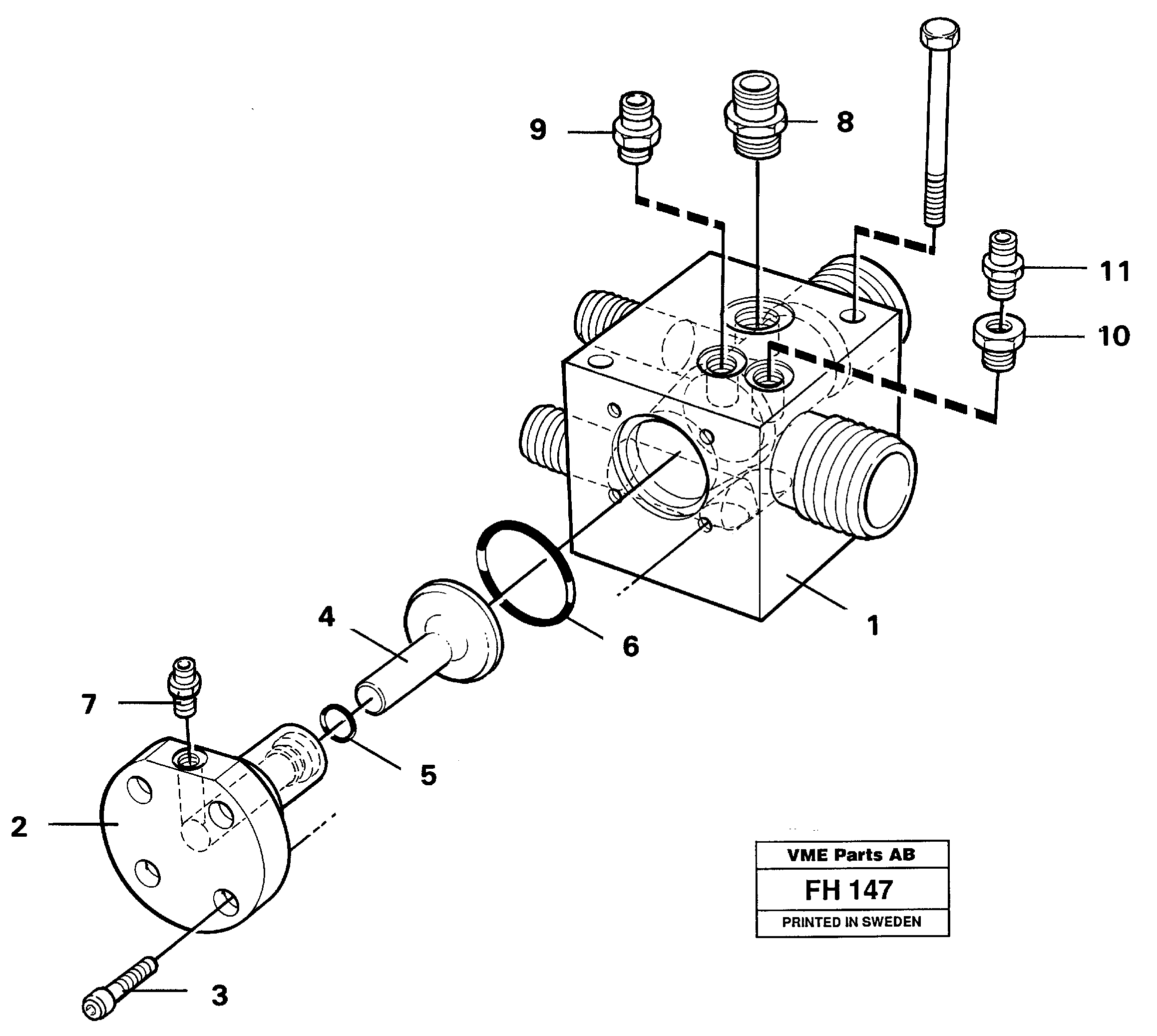 Shunt valve — volvo parts diagram