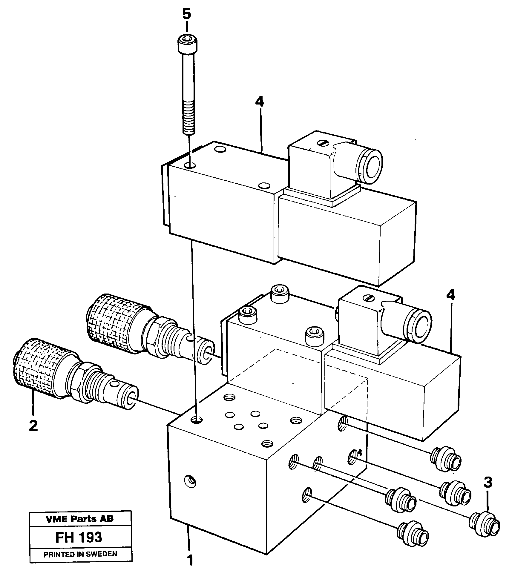 Control block — volvo parts diagram