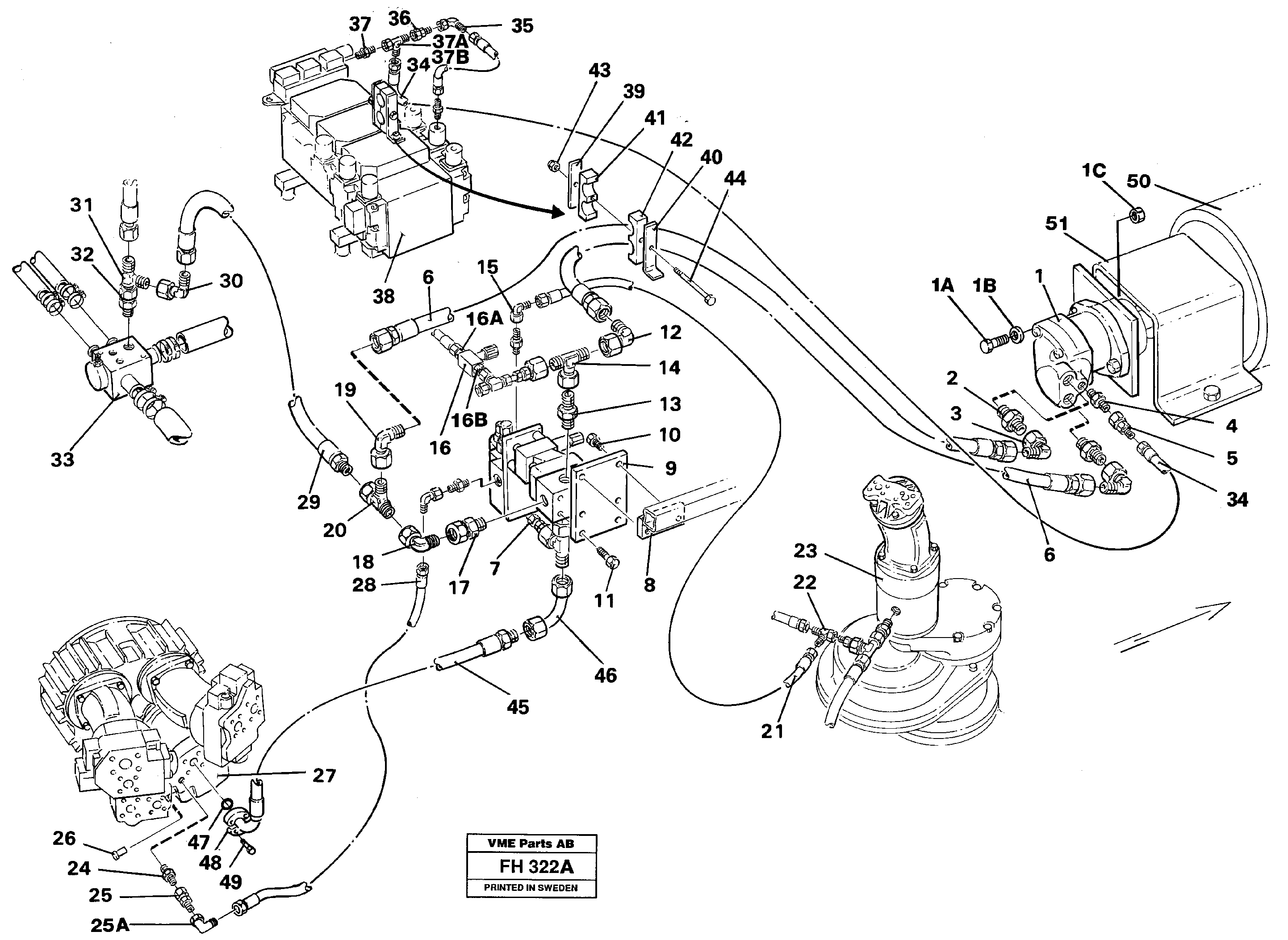 Magnet equipment Ohio, hydraulic installation, 20 Kw Alternator  14263259 — volvo parts diagram