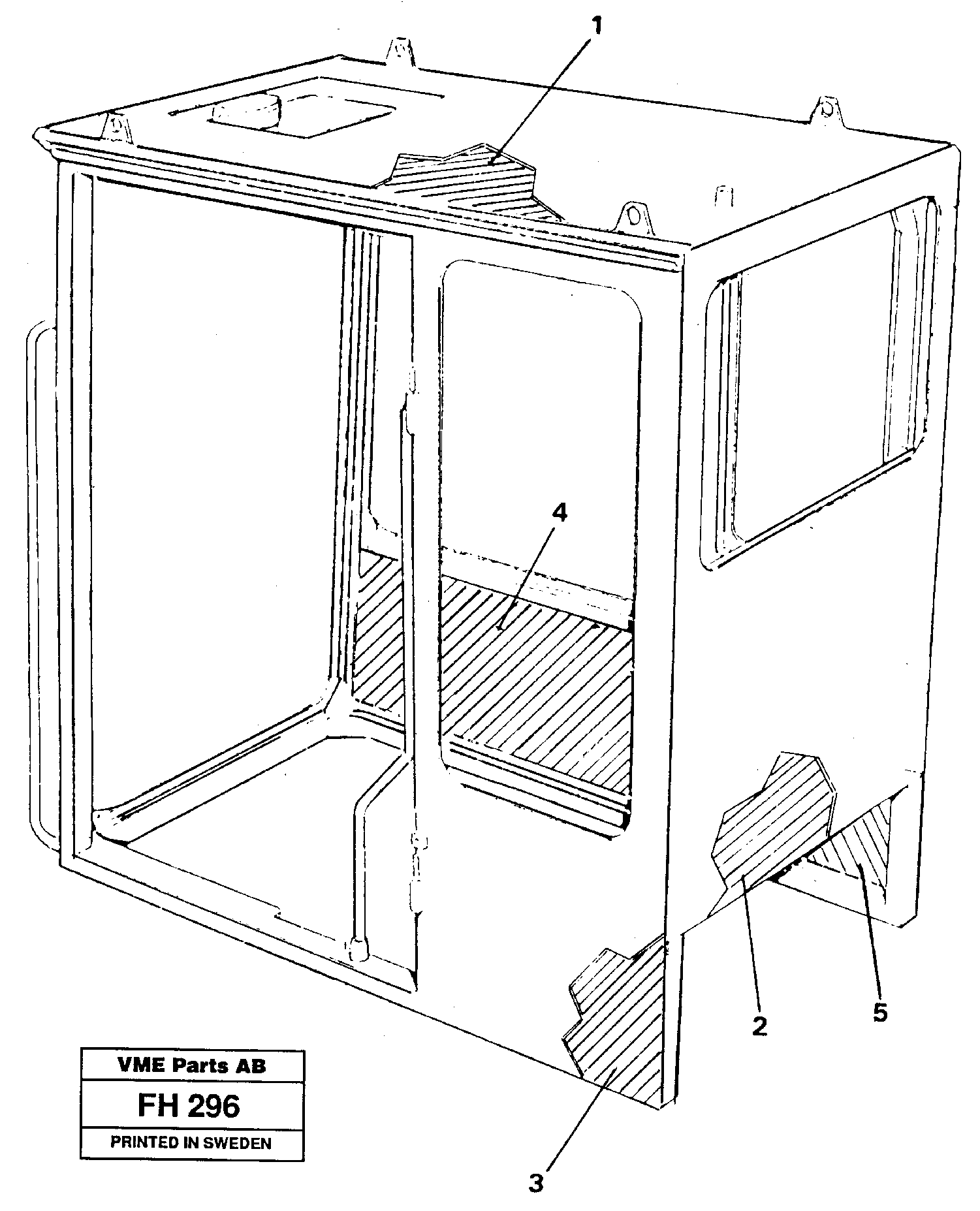 Cabin coating — volvo parts diagram