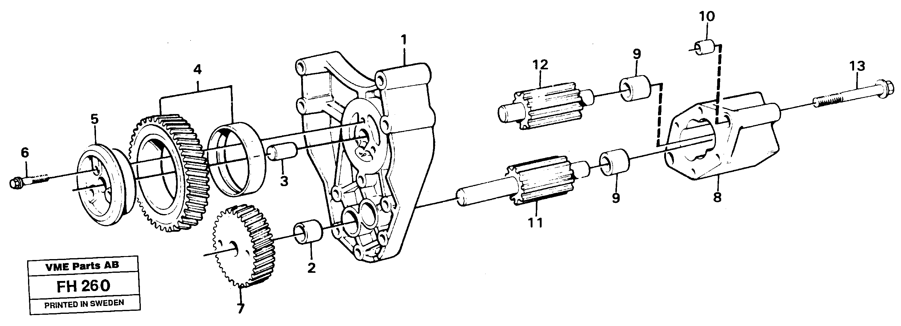 Oil pump  ENG - 97292 — volvo parts diagram