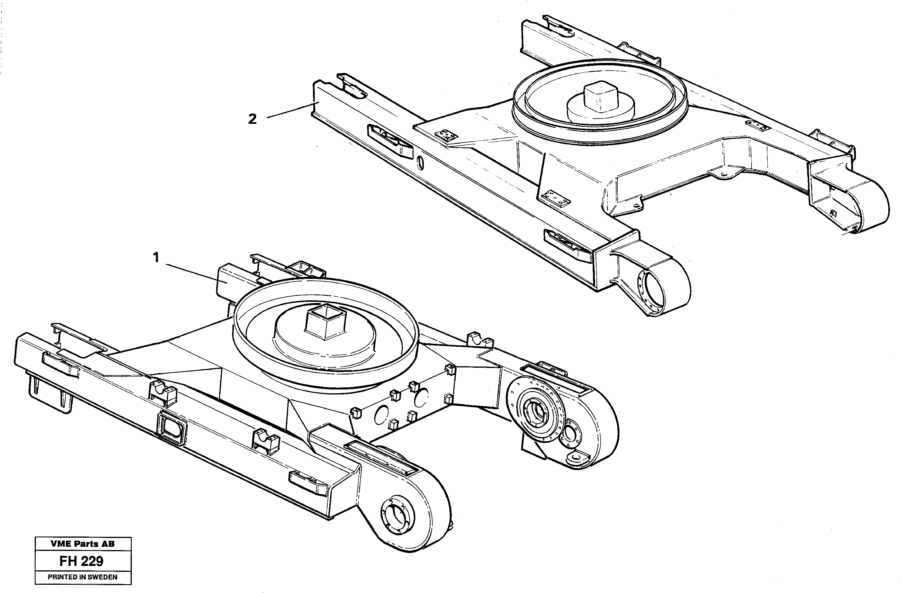 Undercarriage — volvo parts diagram