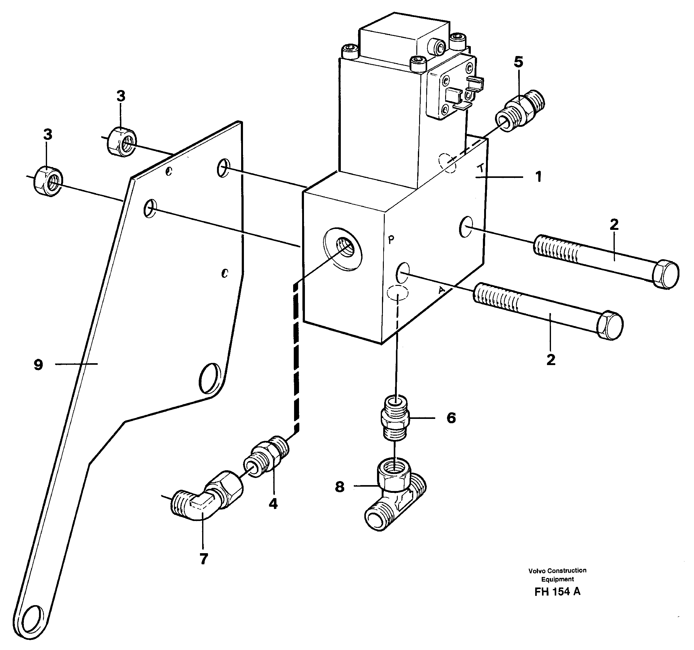 Proportional valve — volvo parts diagram