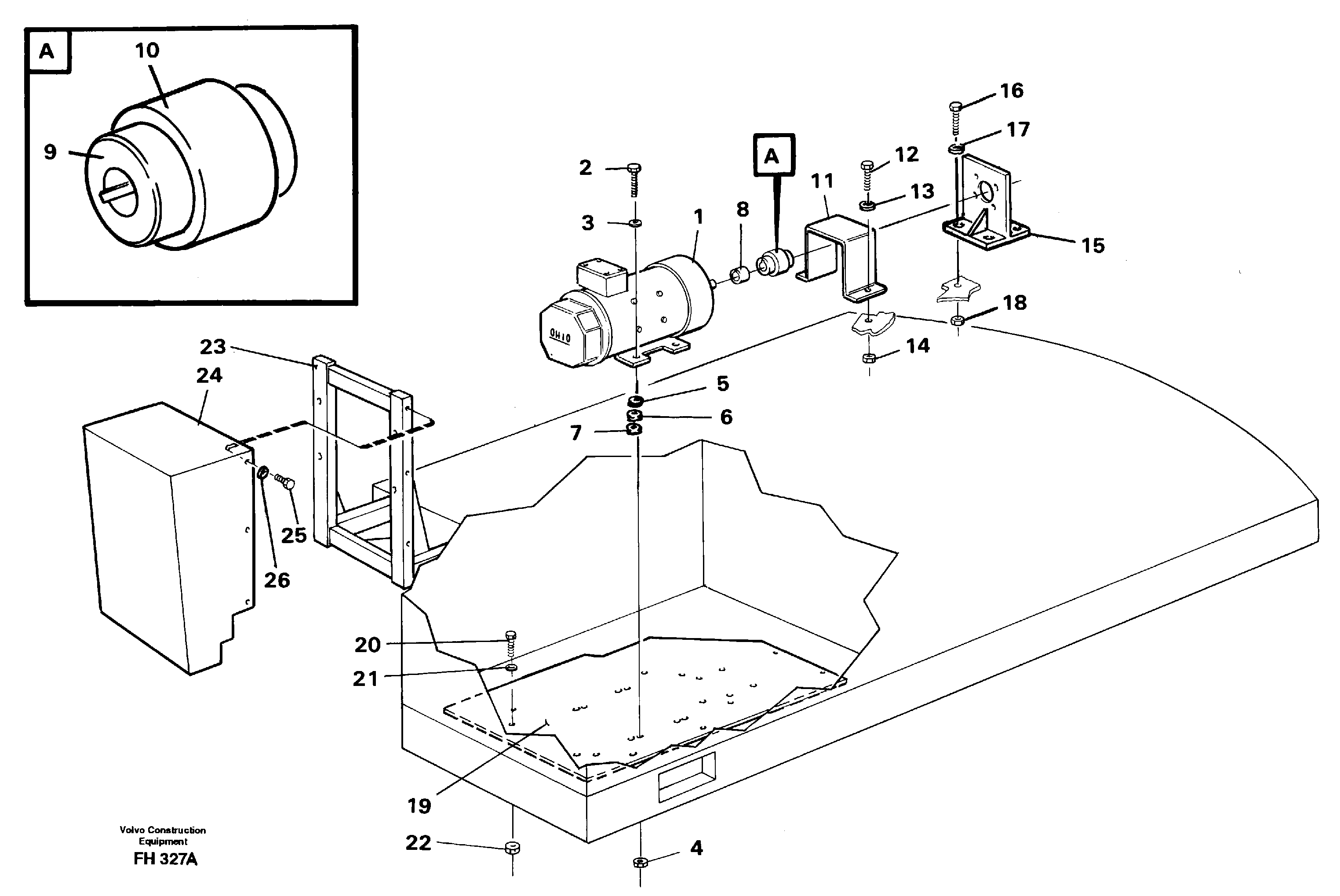 Magnet equipment Ohio, alternator anchorage  14263259 — volvo parts diagram