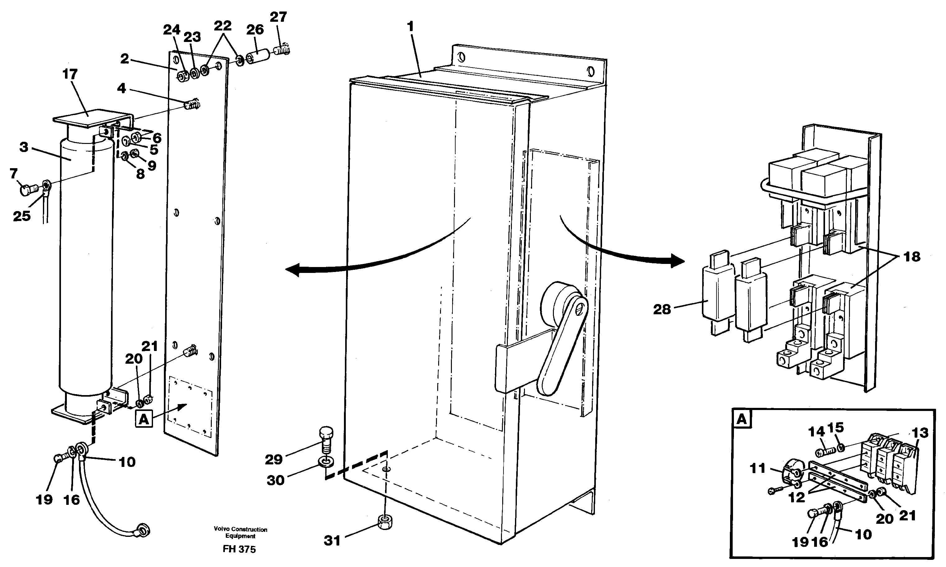 Magnet equipment Ohio, disconnector unit  14263259 — volvo parts diagram