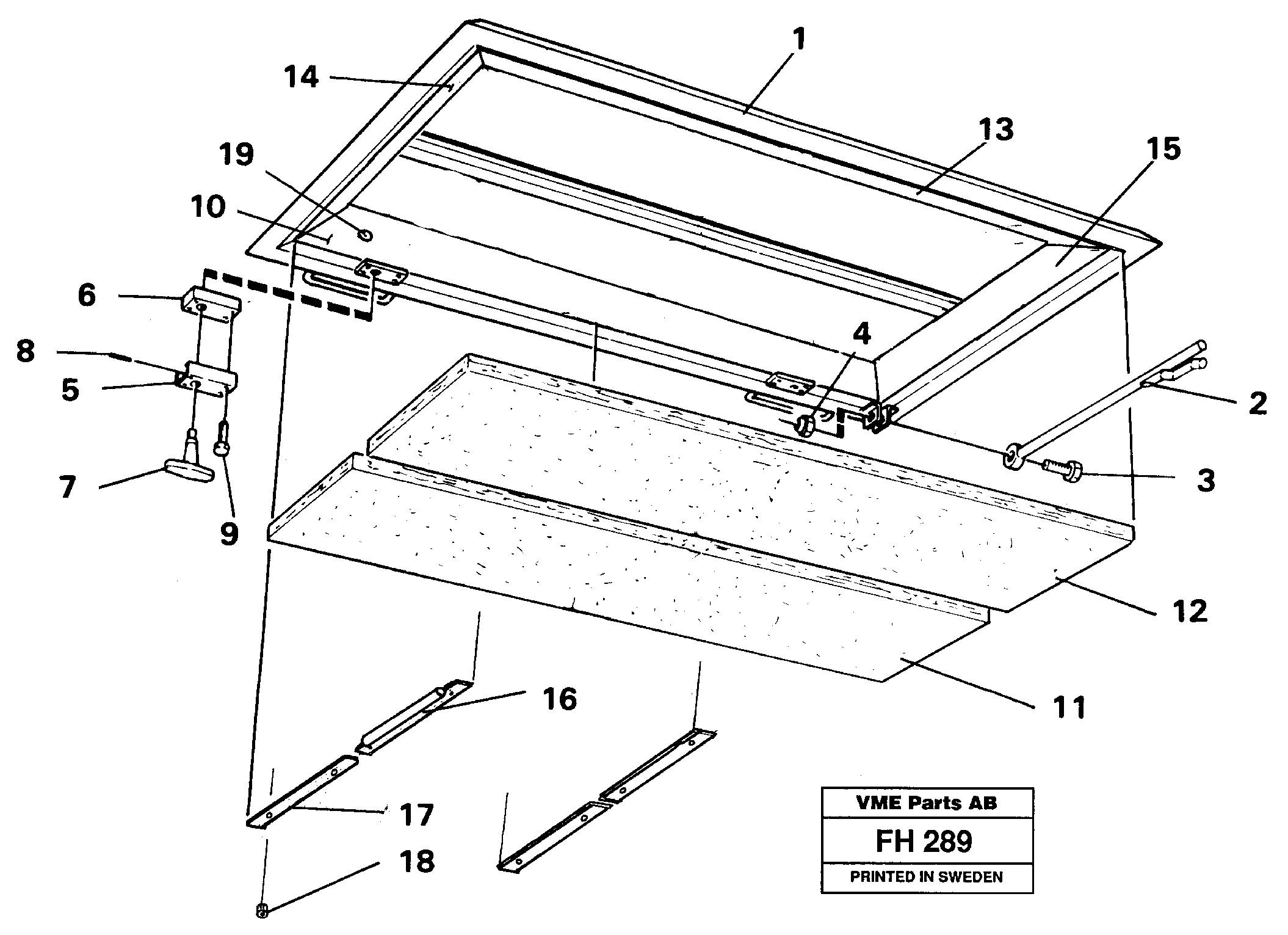 Engine cover — volvo parts diagram