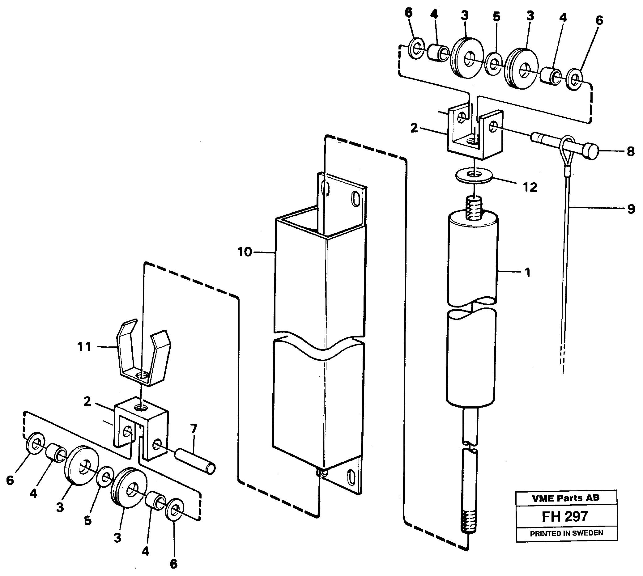 Window lifts — volvo parts diagram
