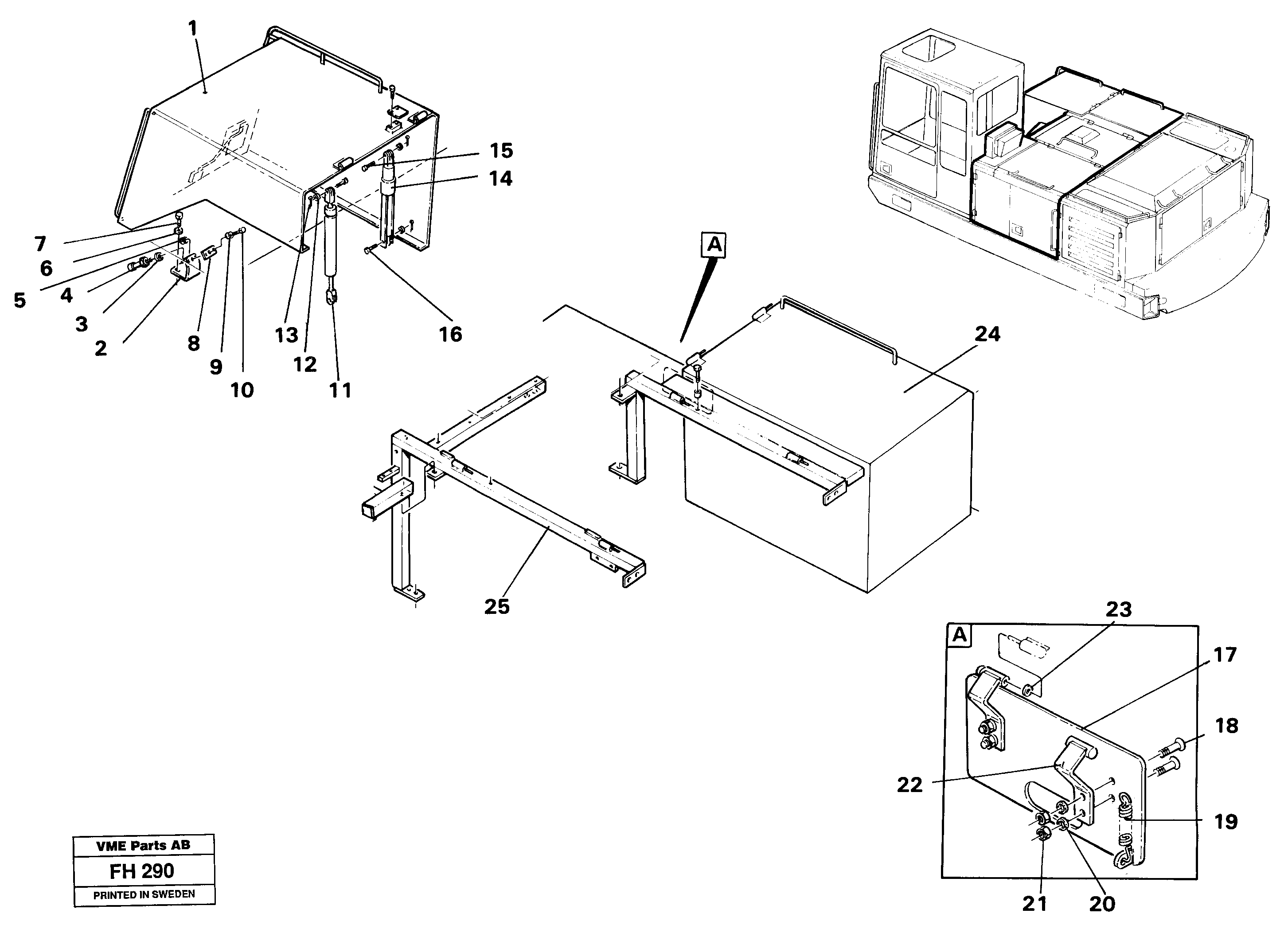 Hatch Front — volvo parts diagram