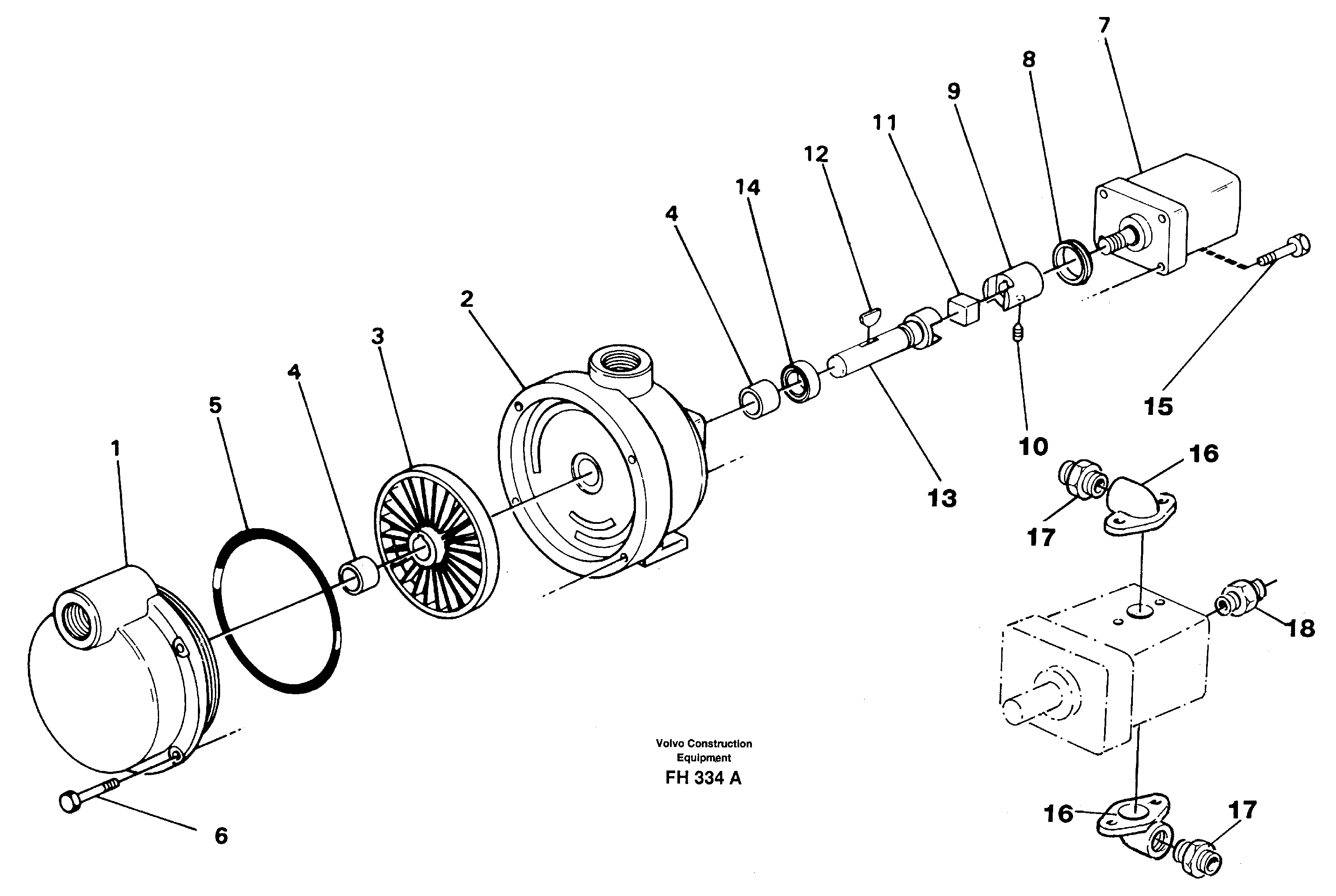 Fuel pump — volvo parts diagram