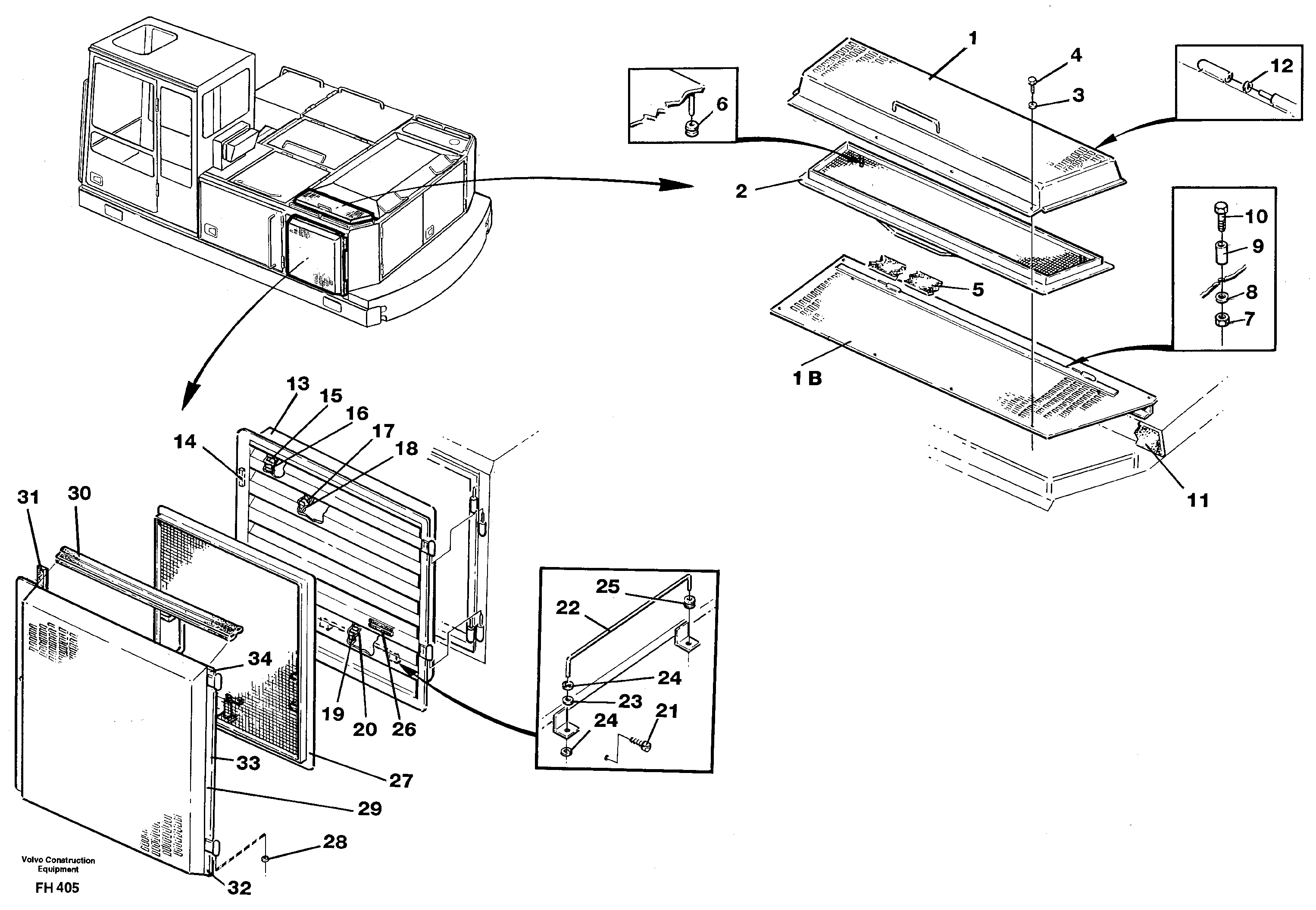 Cooler protection  SER NO 5069- — volvo parts diagram