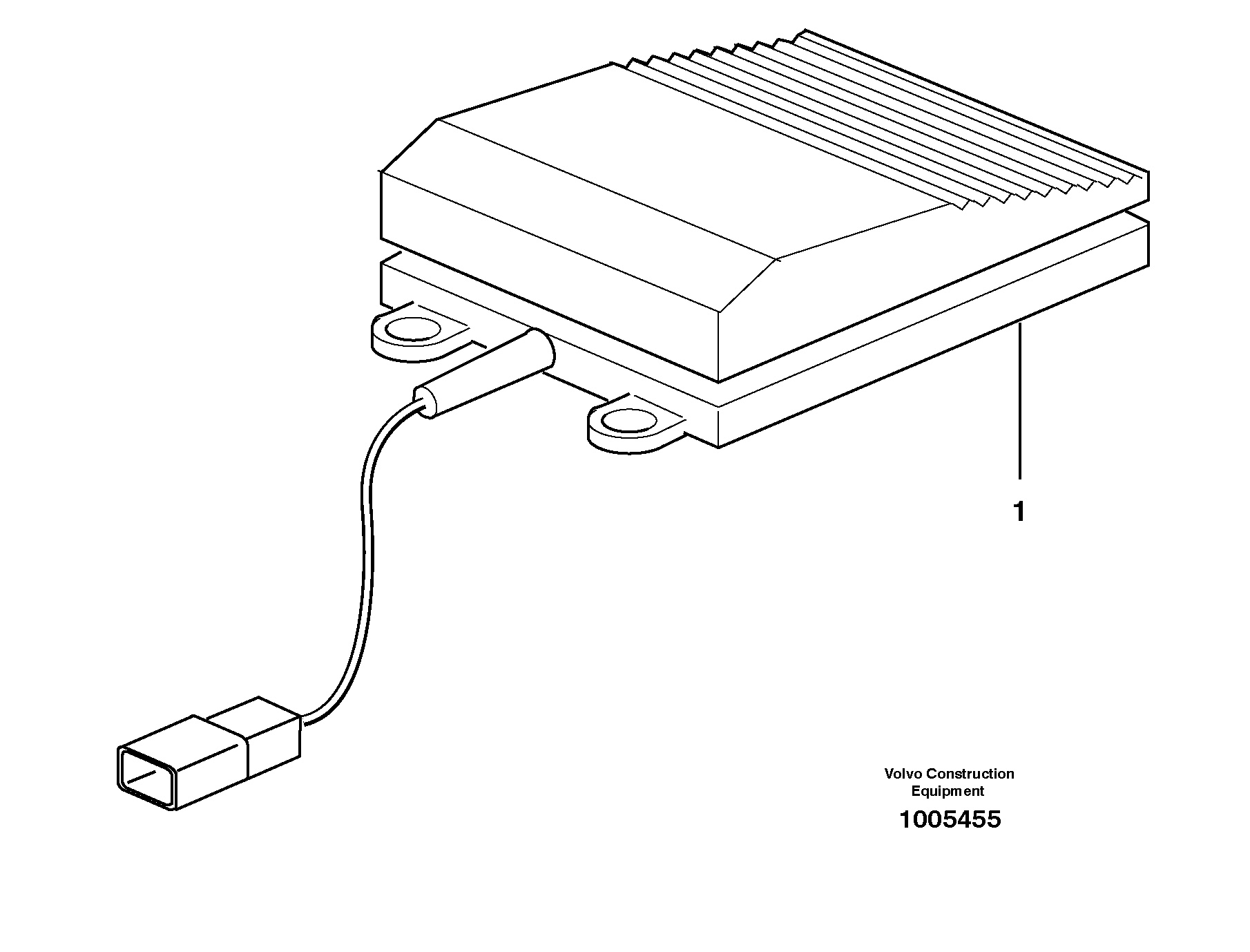 Foot switch, hammer hydraulics  14312064 — volvo parts diagram