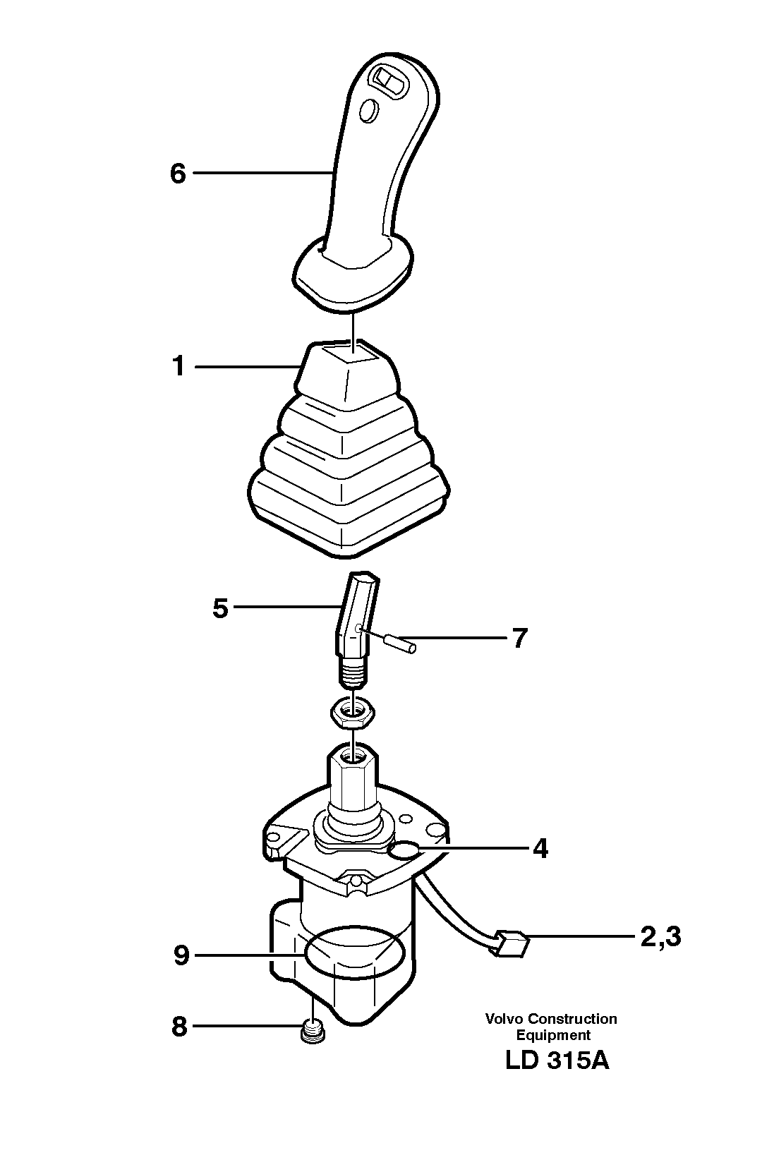 Control pressure valve — volvo parts diagram