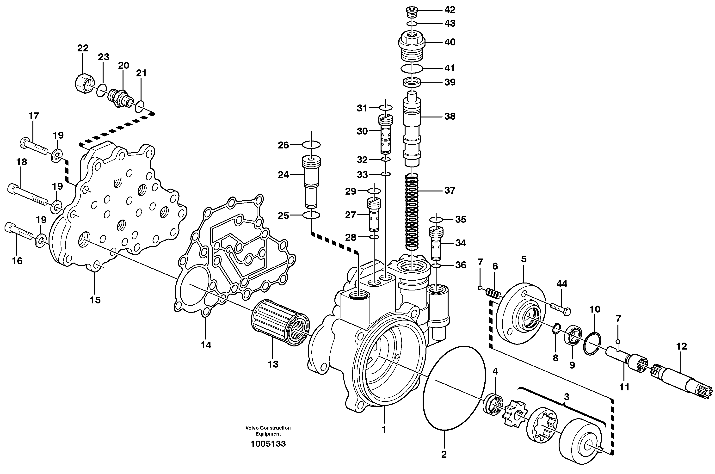 Rear axle, Gear shift sensor — volvo parts diagram