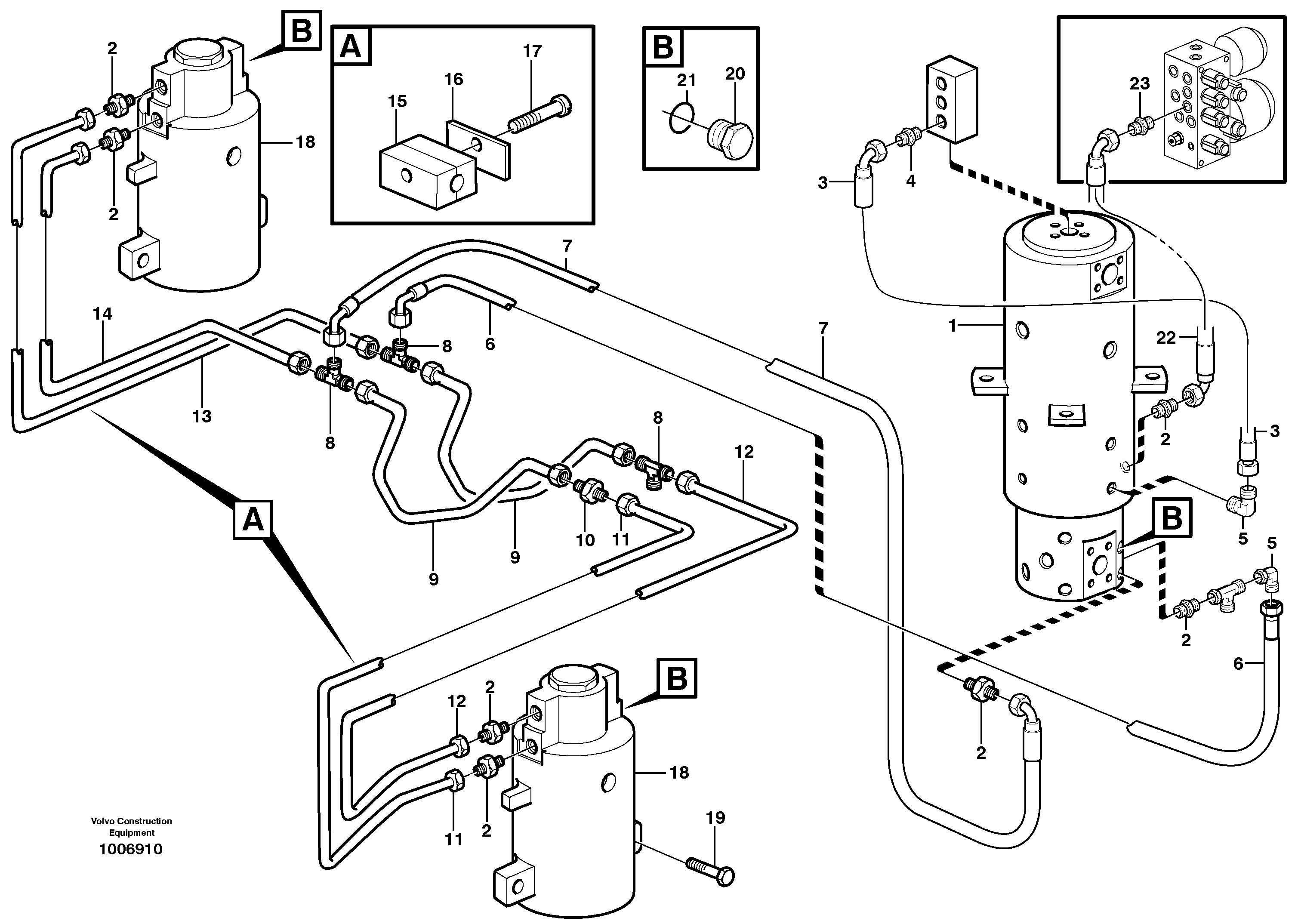Oscillating system — volvo parts diagram