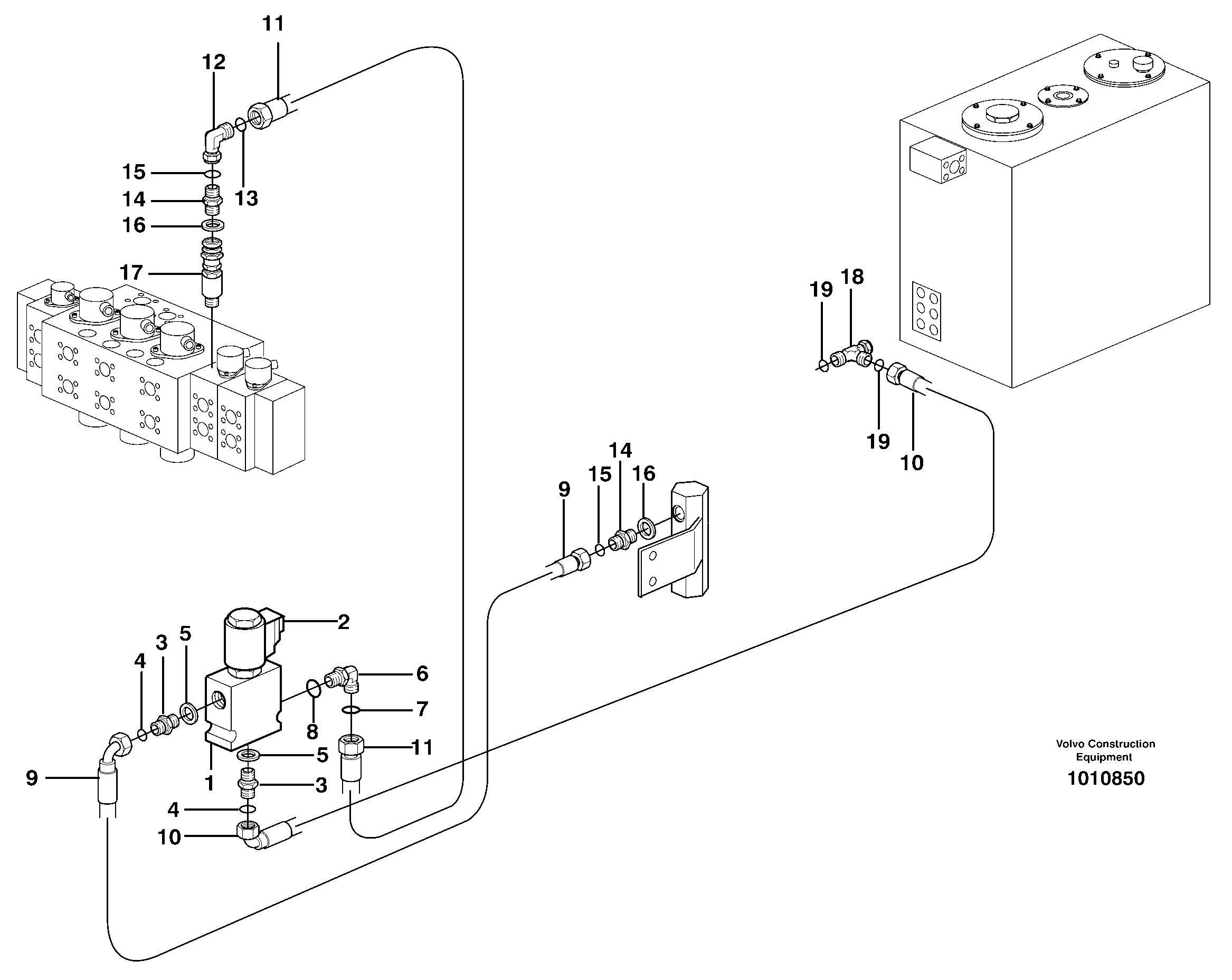 Two step pressure, X1  14313051 — volvo parts diagram