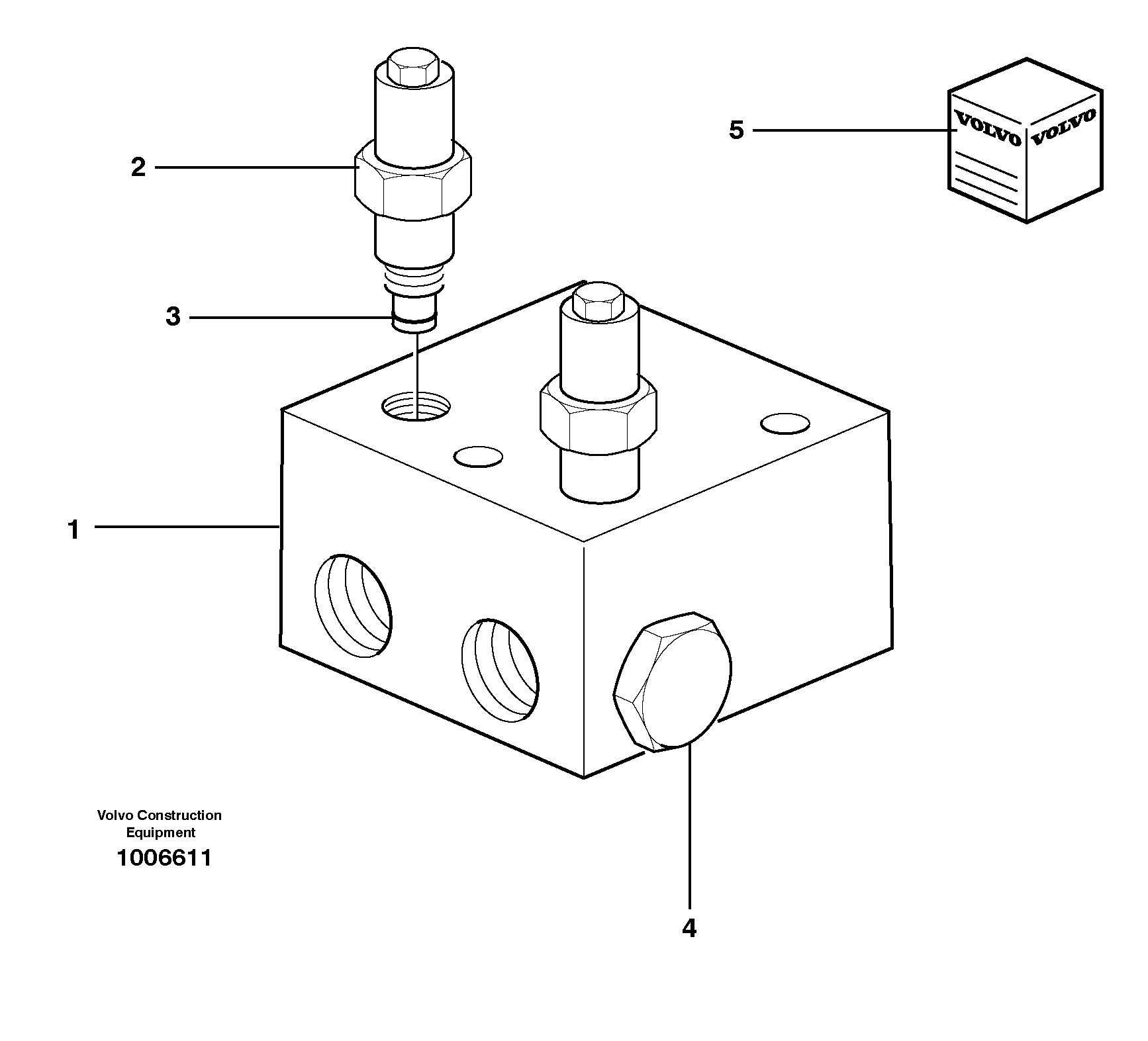 Relief valve  14313015, 14313016, 14313100, 14313101 — volvo parts diagram
