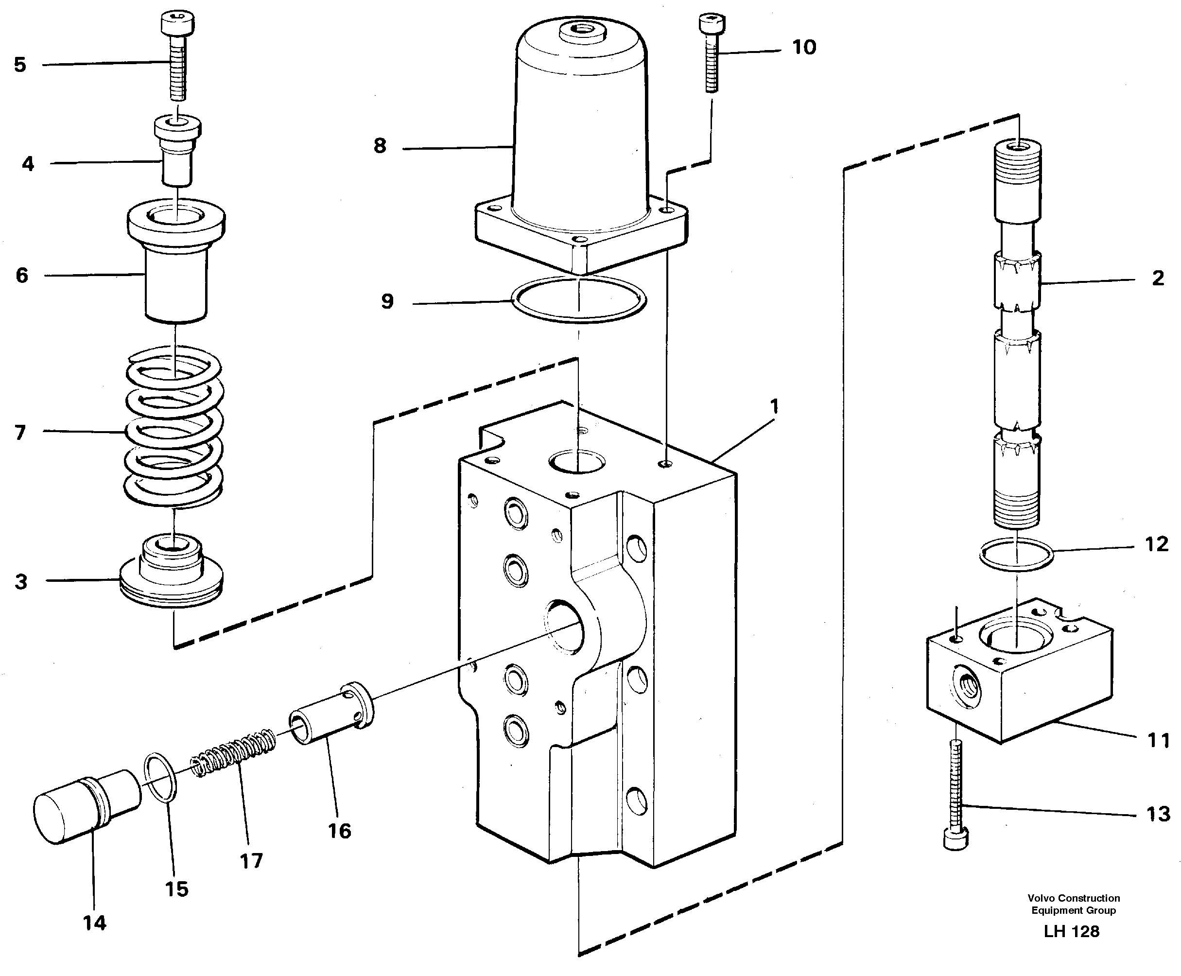 Four-way valves Primary — volvo parts diagram