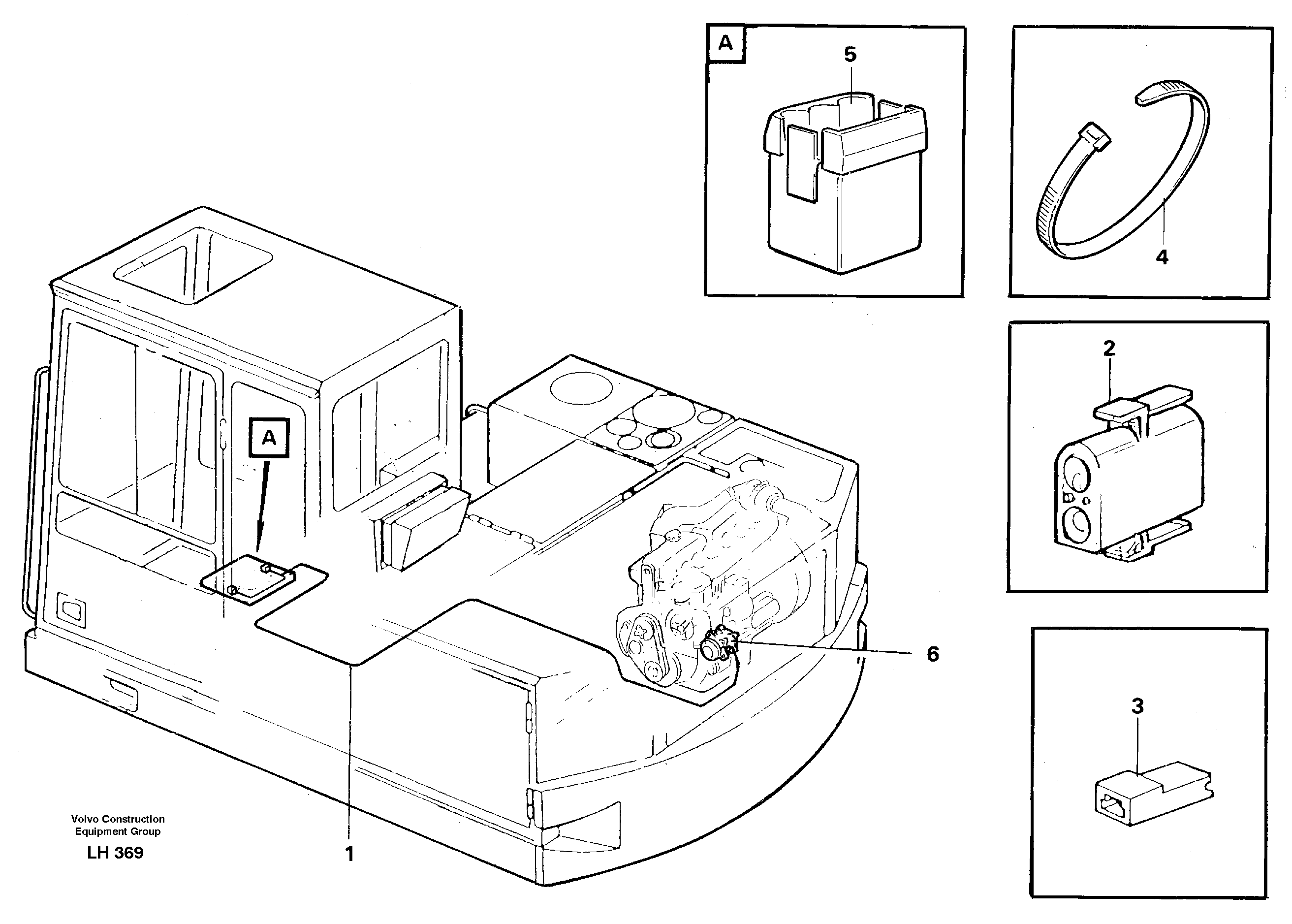 Electric installation for Compressor  14256847 — volvo parts diagram