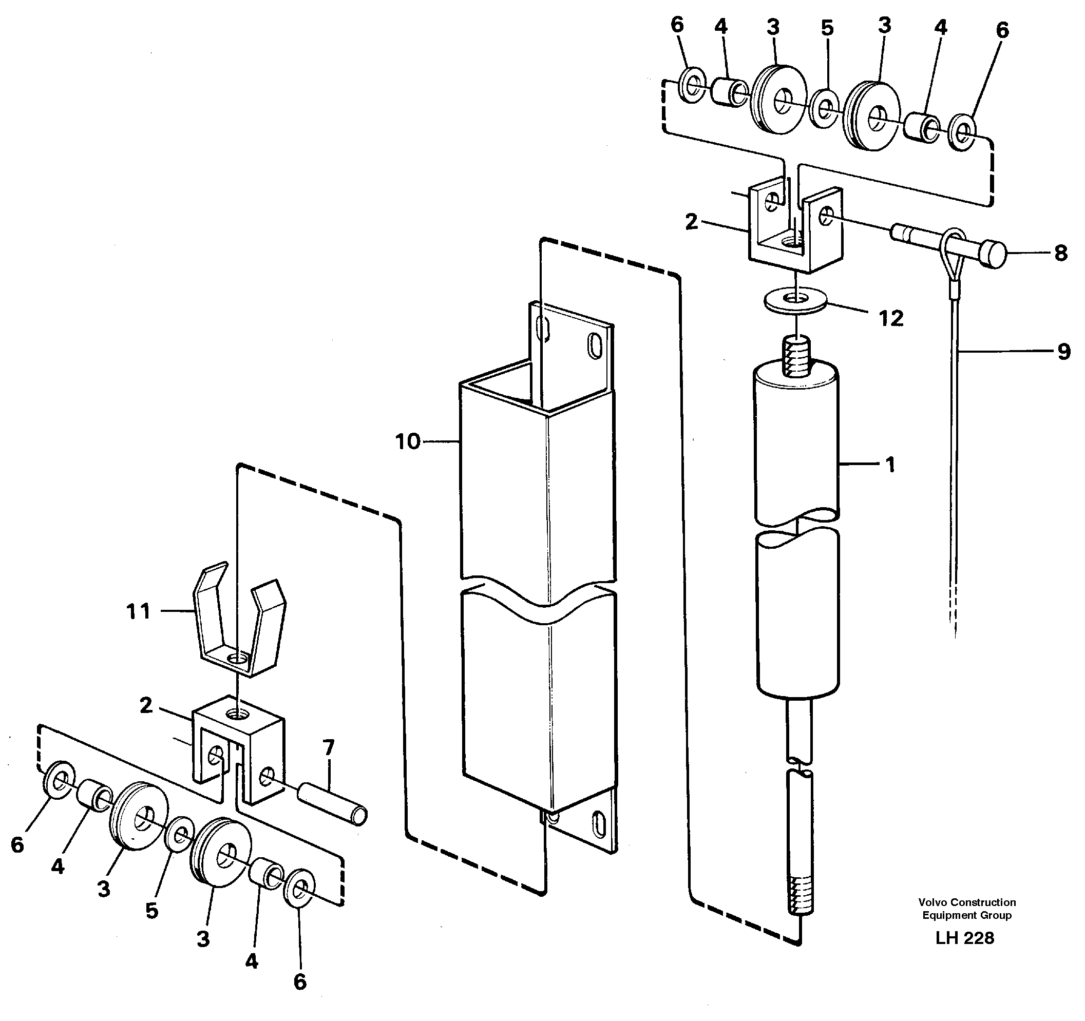 Window lifts — volvo parts diagram