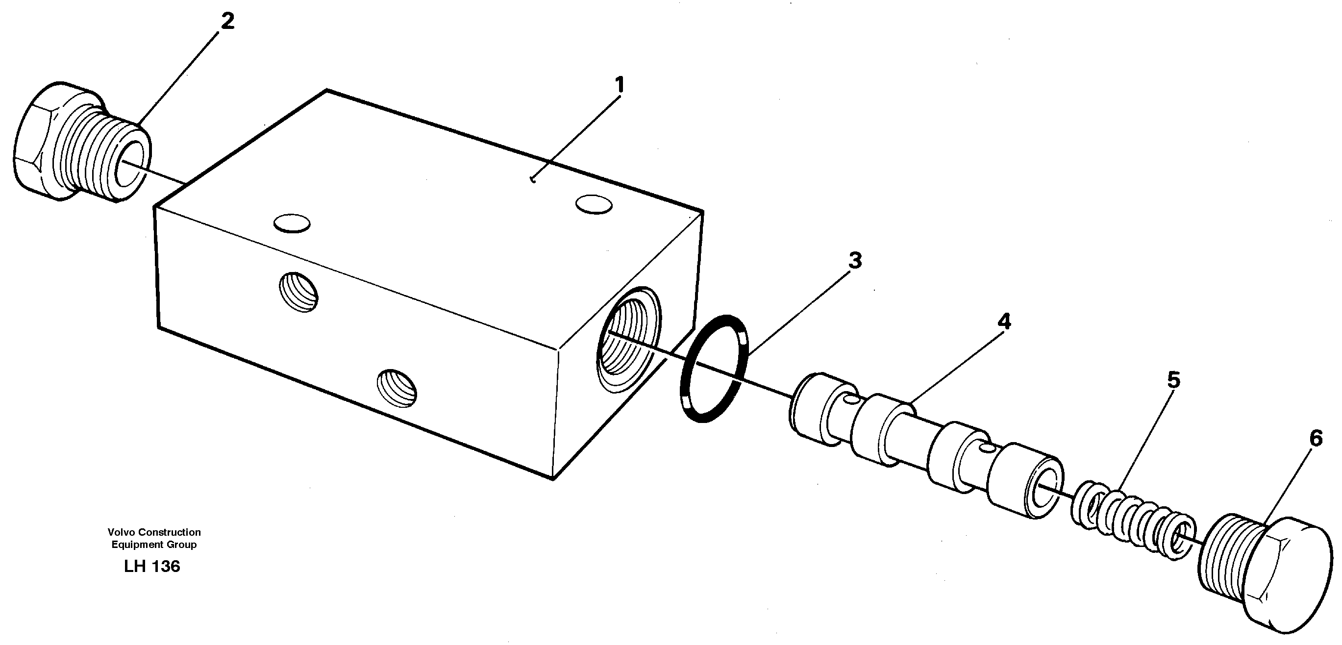 Connection valve — volvo parts diagram