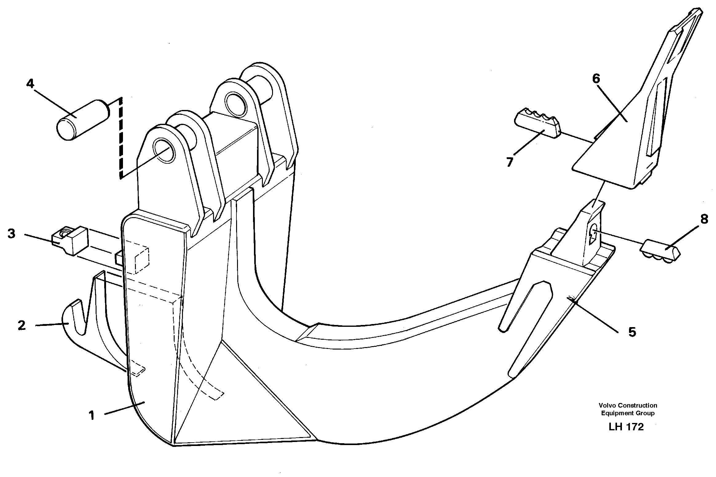 Ripper — volvo parts diagram