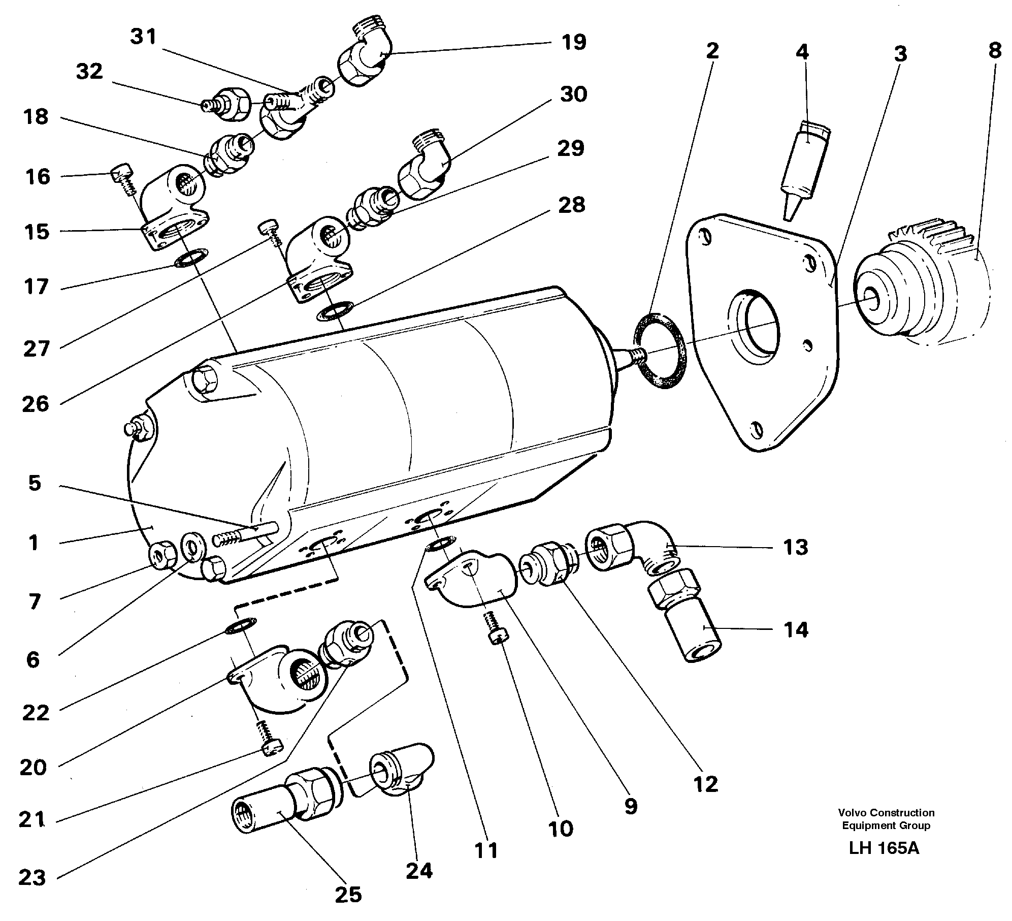 Servo pump — volvo parts diagram