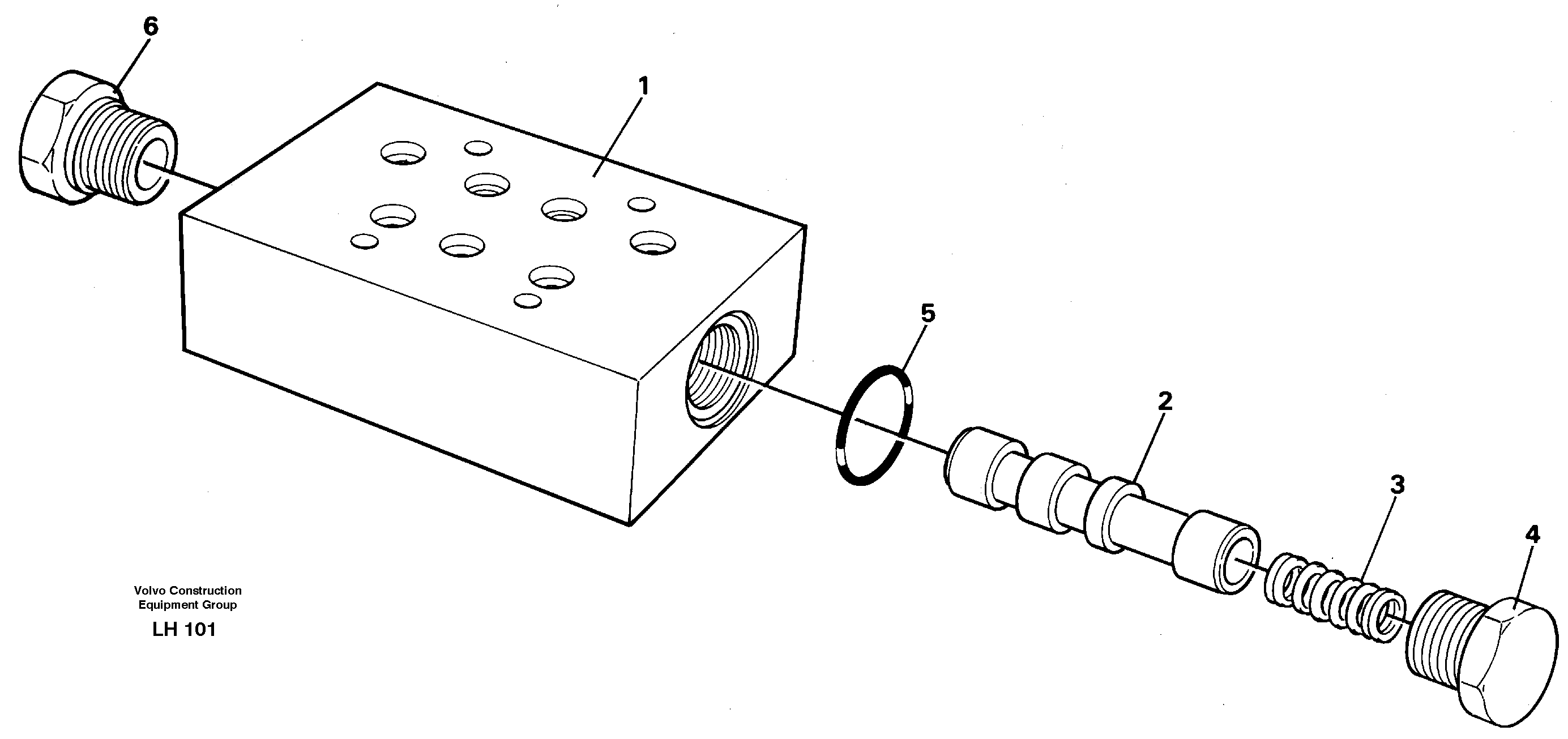 High speed valve — volvo parts diagram