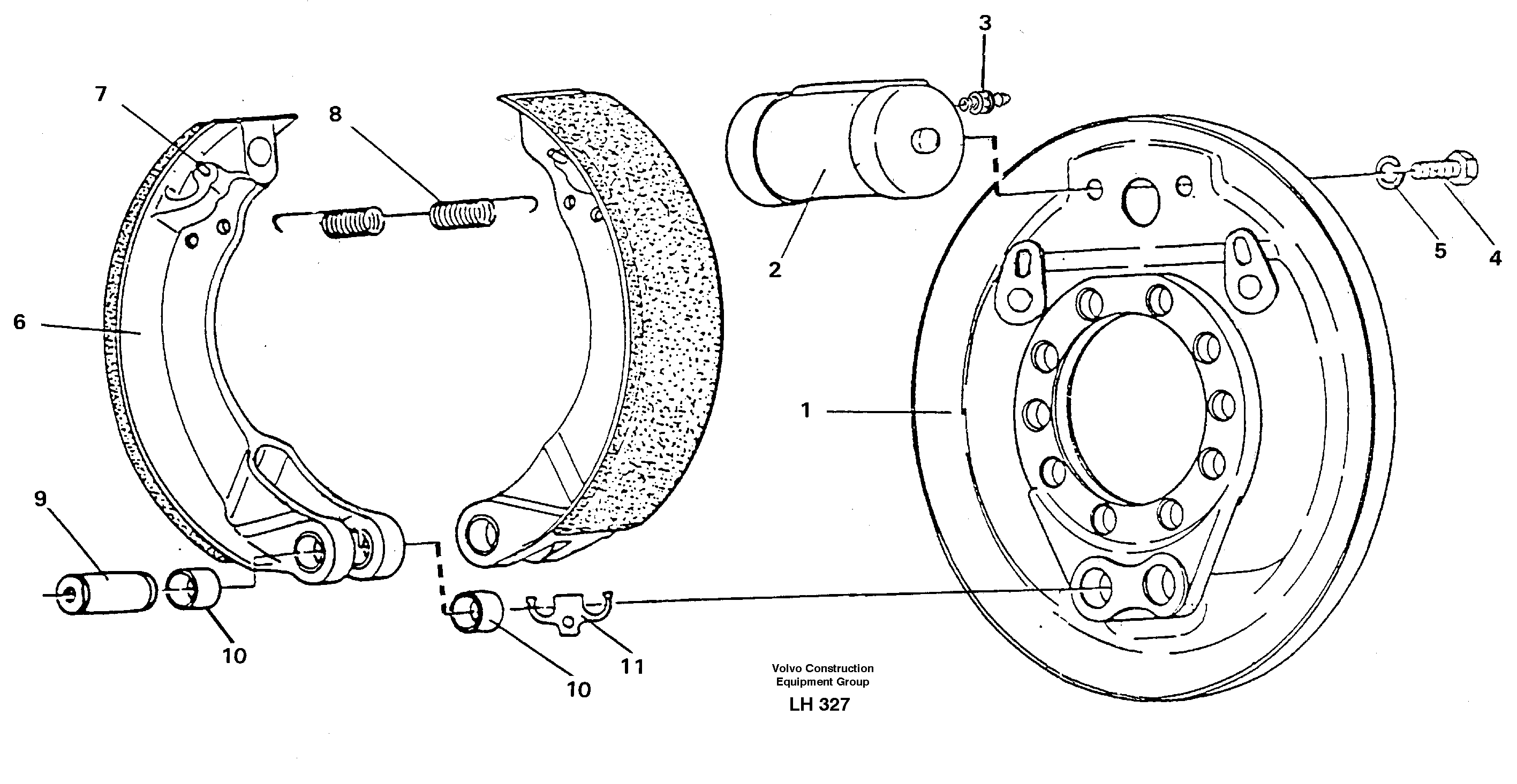 Brake — volvo parts diagram