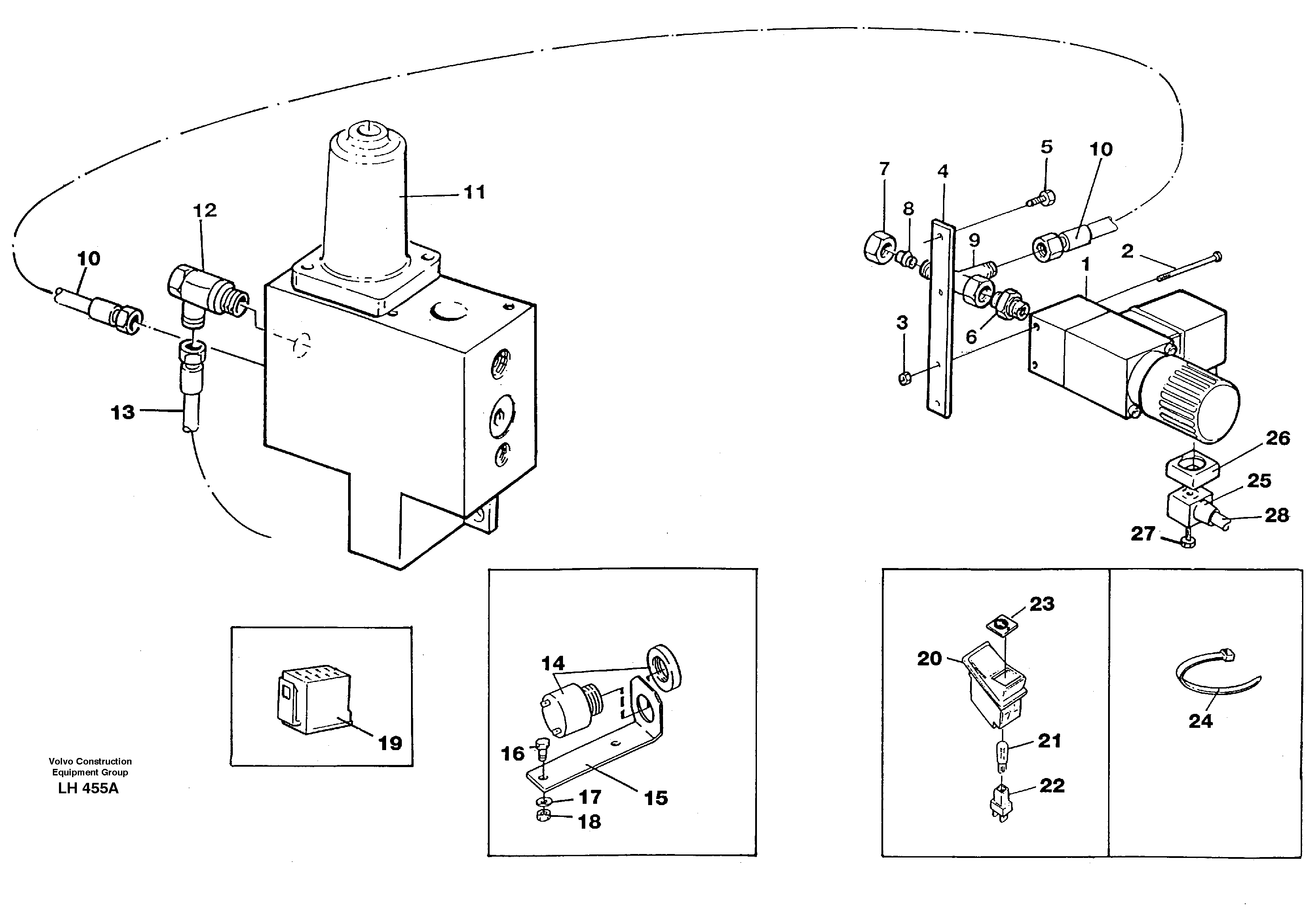 Overload protection  STD. SER NO 1509- — volvo parts diagram