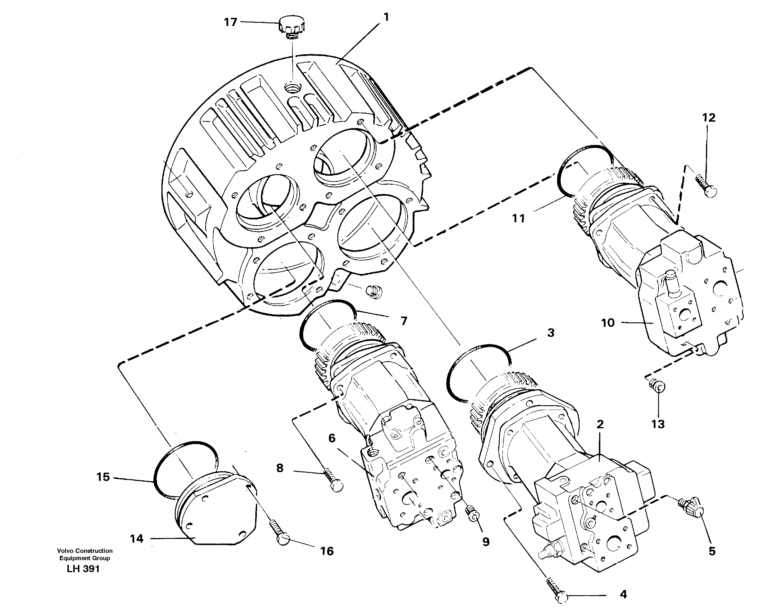 Pump installation — volvo parts diagram